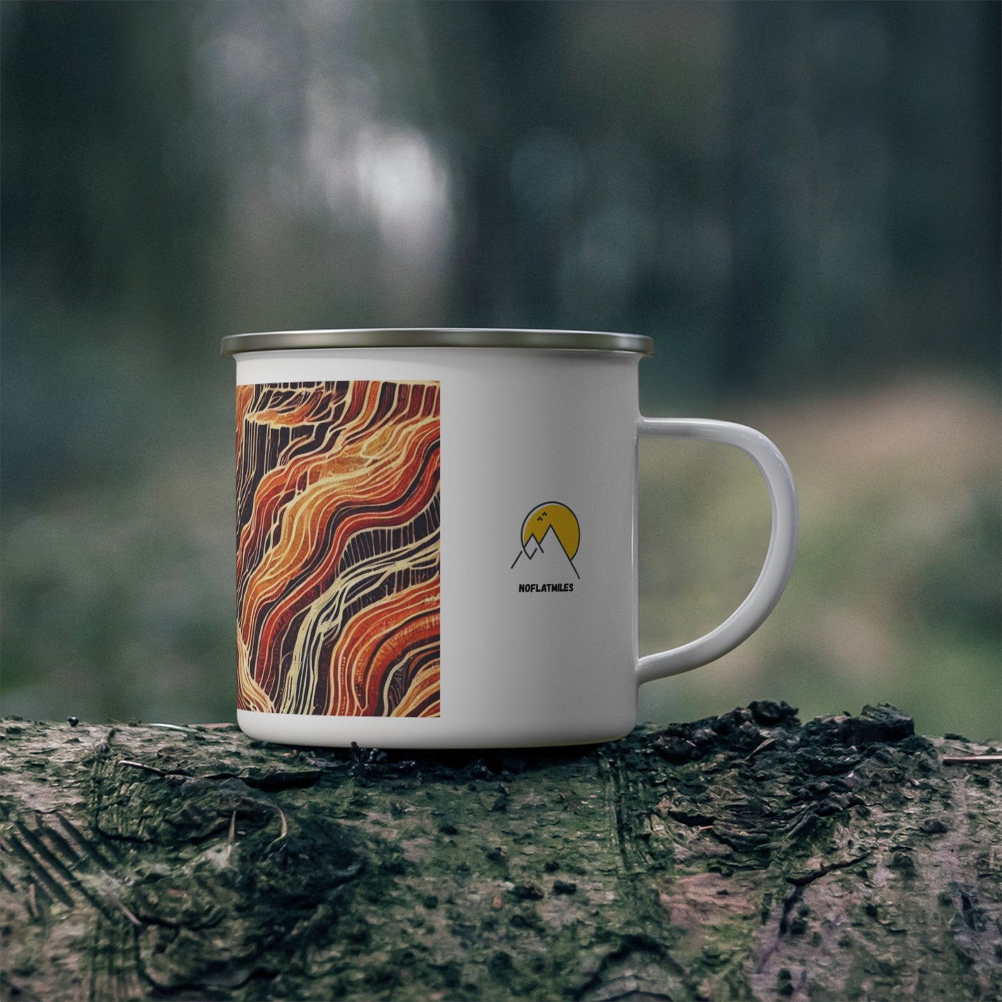 NOFLATMILES Canyon Flow Enamel Camp Mug 12oz