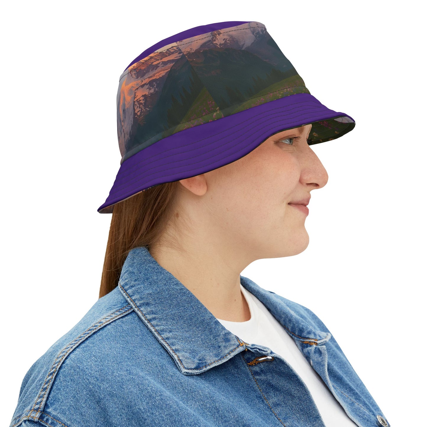 NOFLATMILES Rainier Bloom Bucket Hat (AOP) – 360° Meadow