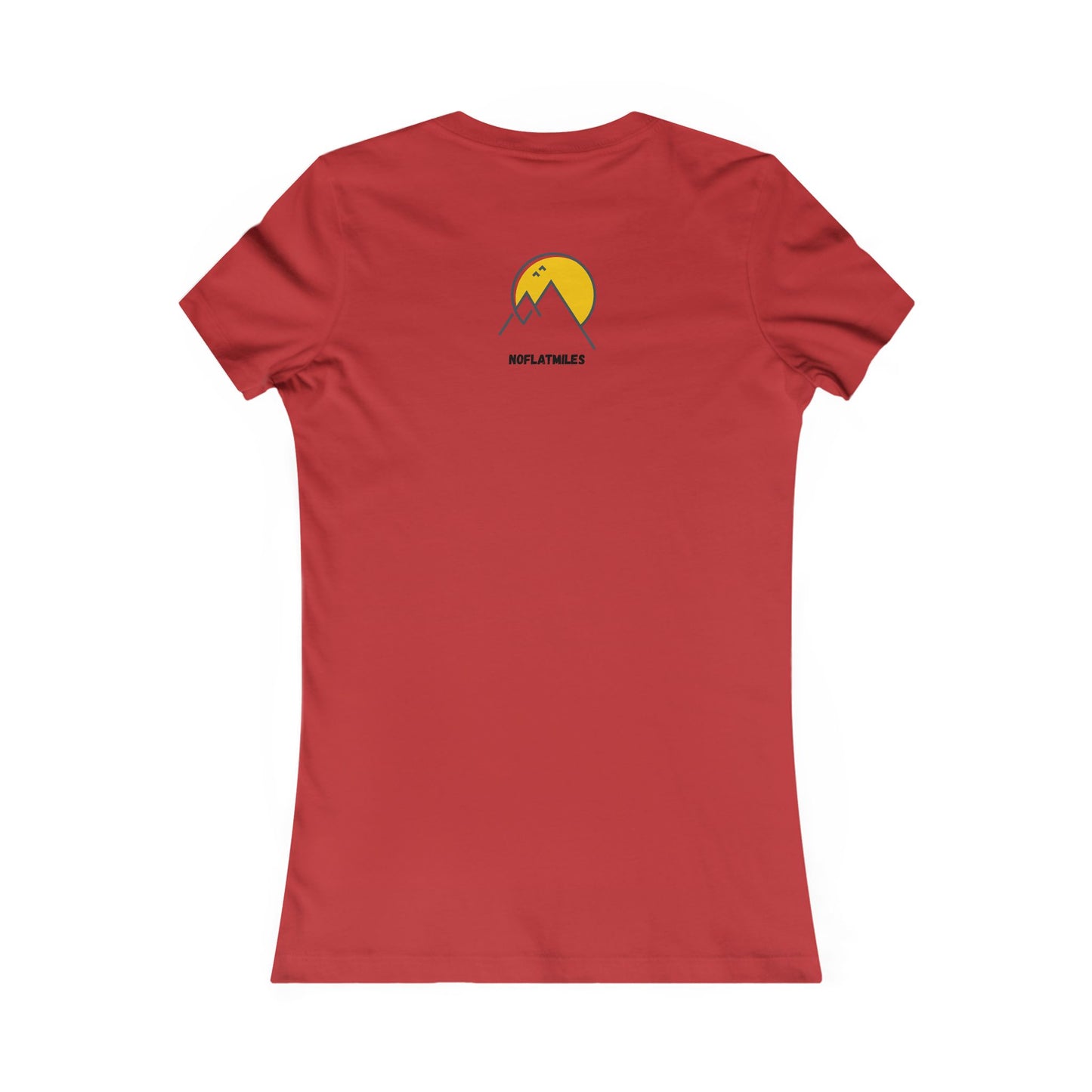 NOFLATMILES Sunburst Flow Women’s Tee – Bella+Canvas 6004