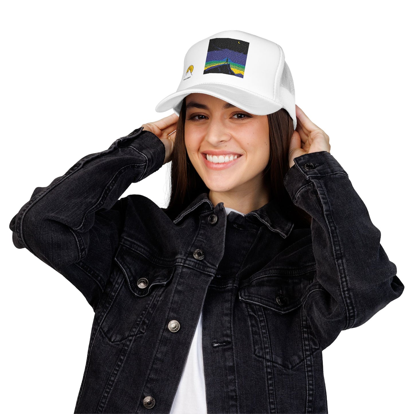 NOFLATMILES Night Shift Trucker – Yupoong 6606 (Ridgeline Breeze)