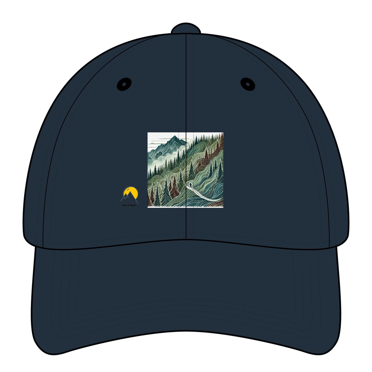 NOFLATMILES “Evergreen Lines” Dad Cap