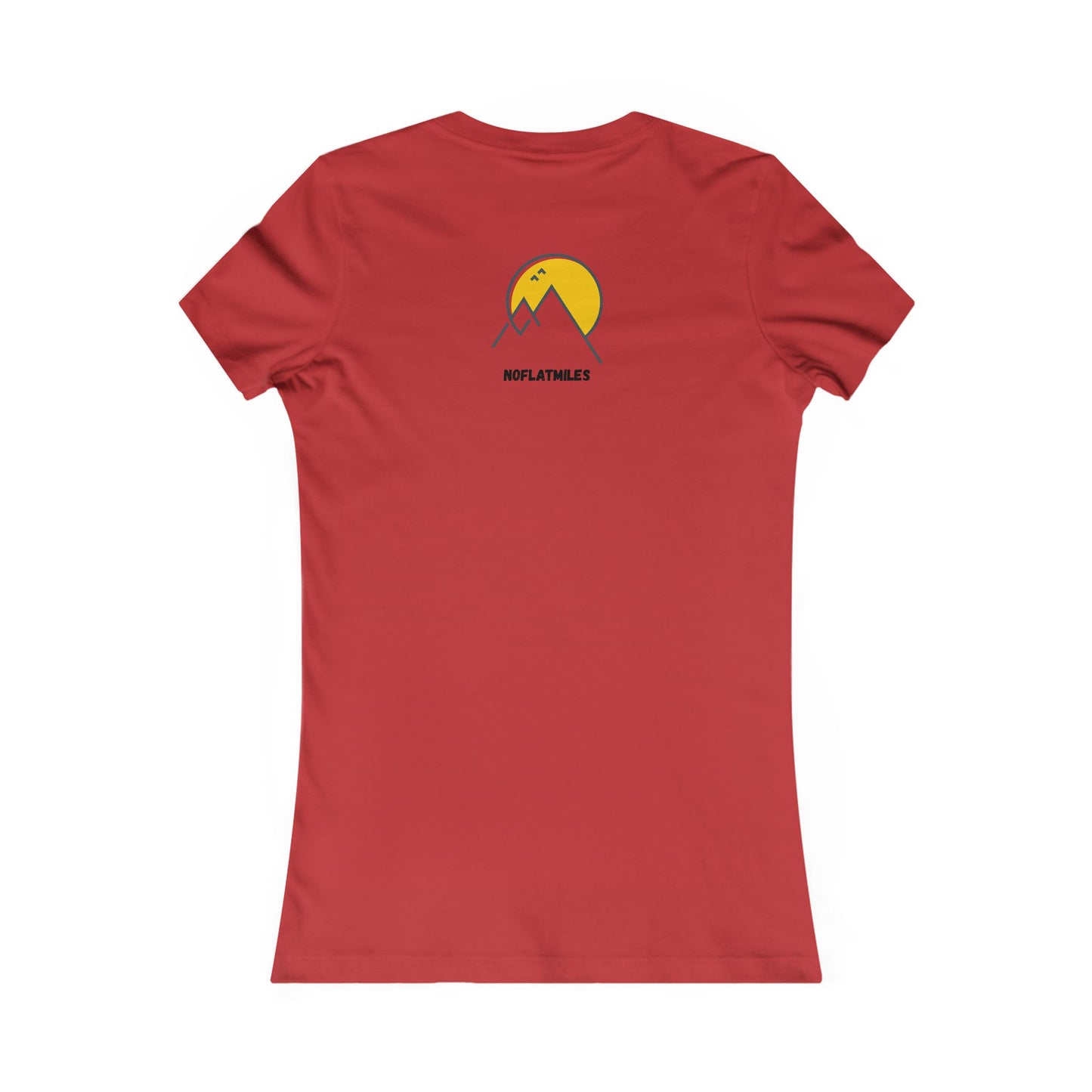 NOFLATMILES Rainier Bloom Women’s Tee (Glow Route)