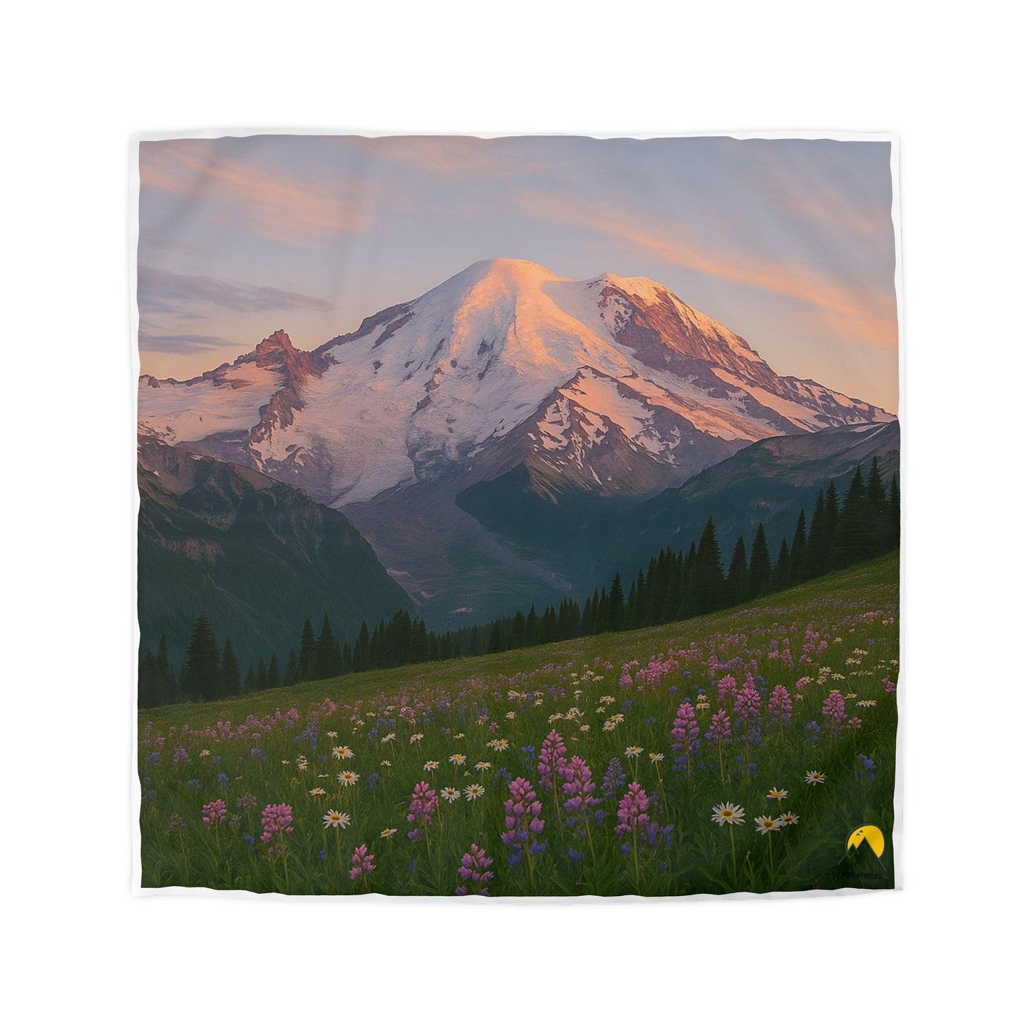 NOFLATMILES Rainier Bloom Duvet Cover (Alpine Dream)