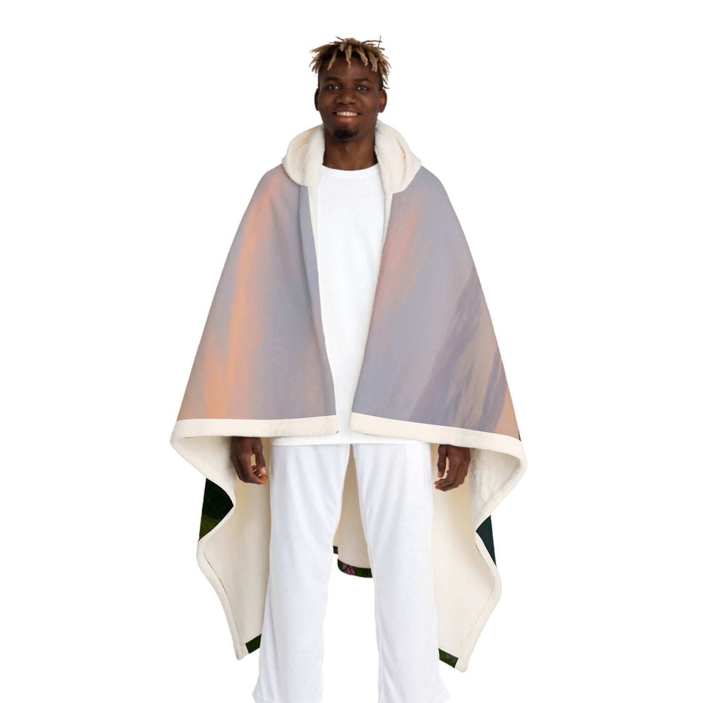 NOFLATMILES Rainier Bloom Sherpa Fleece Blanket (Basecamp Cozy)