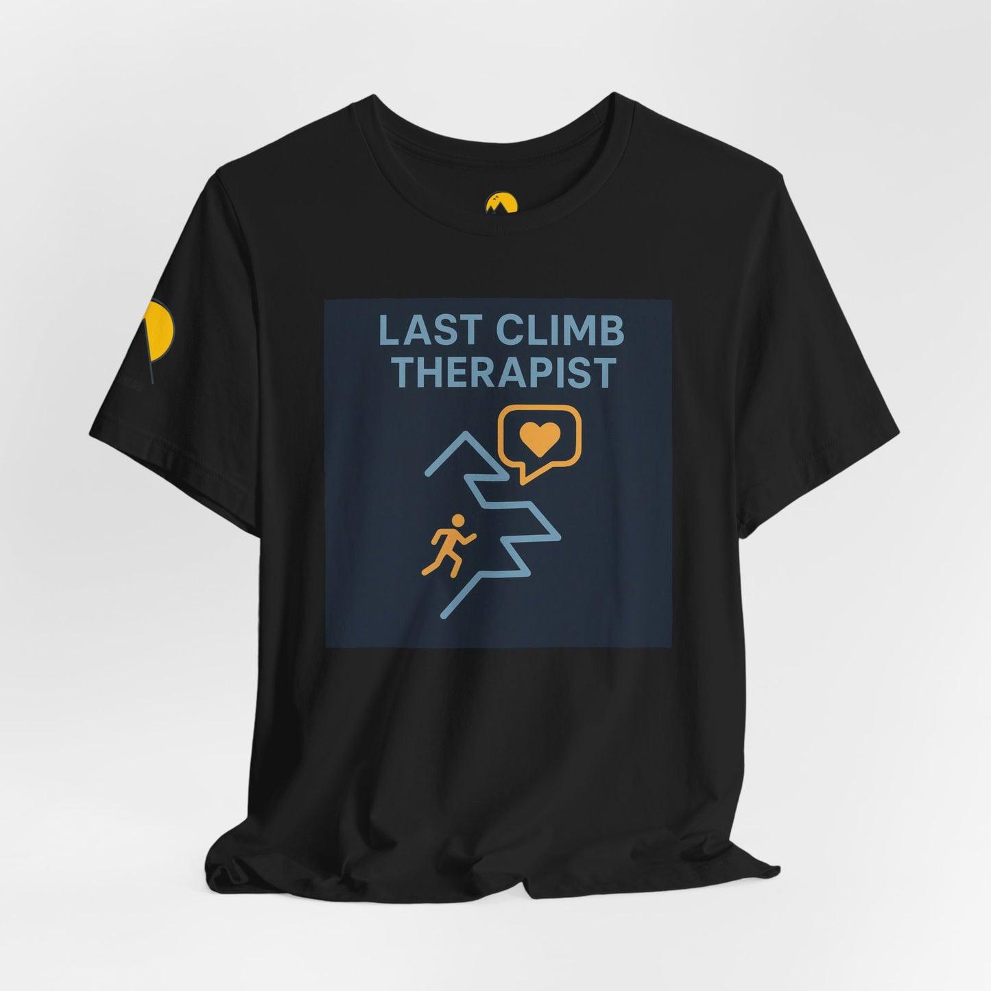NOFLATMILES “Last Climb Therapist” CREW Tee