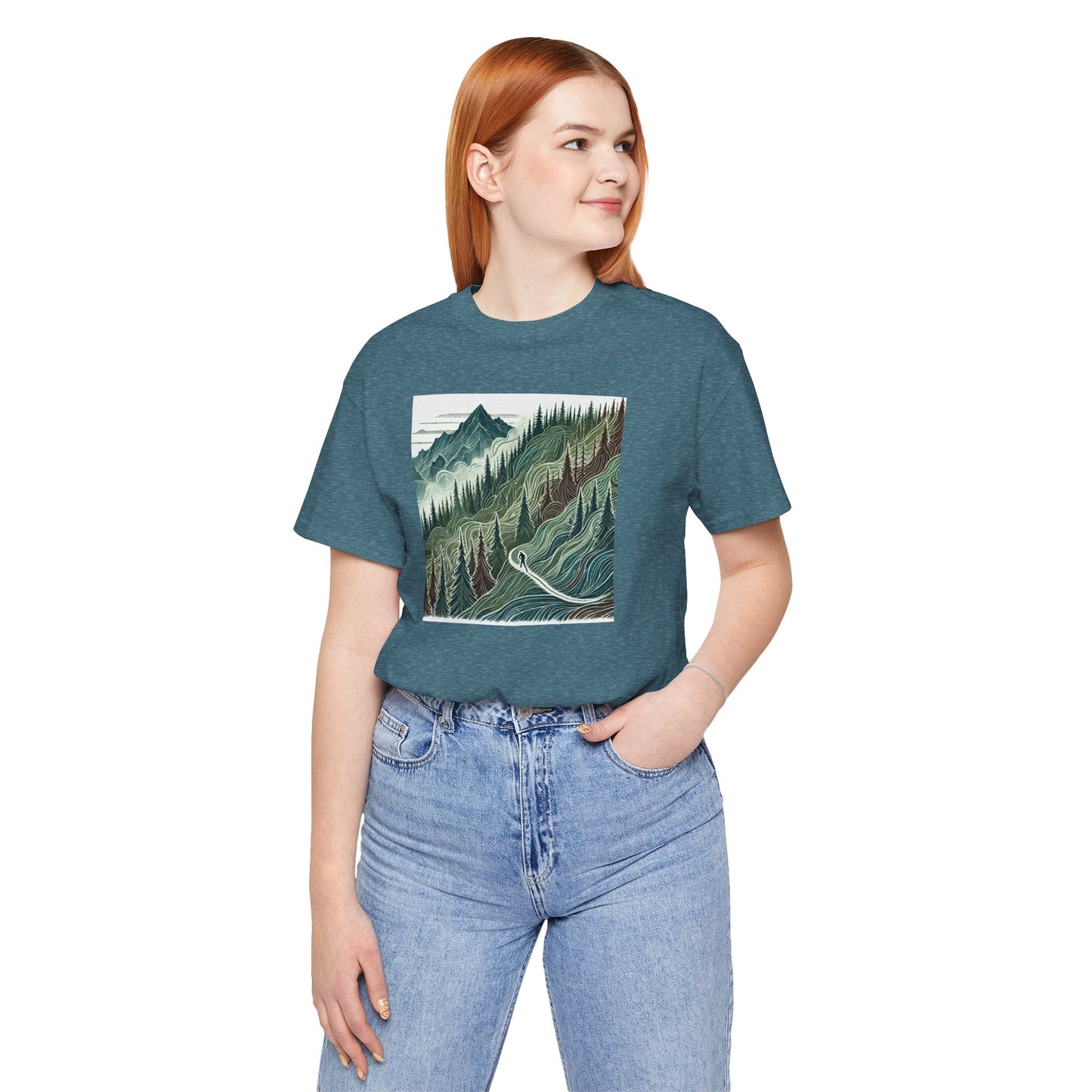 NOFLATMILES “Evergreen Flow” Tee