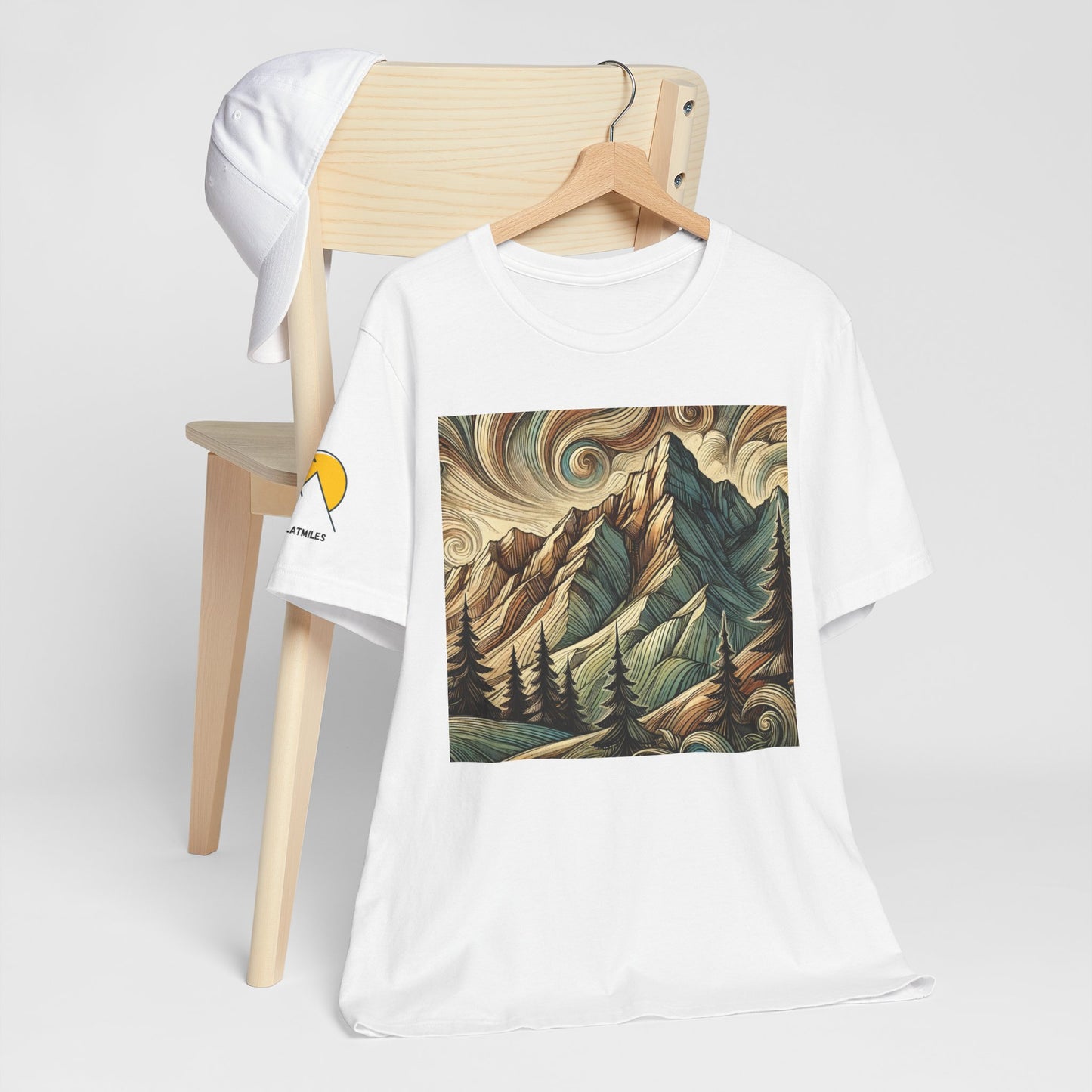 NOFLATMILES Whirlwind Peaks Tee