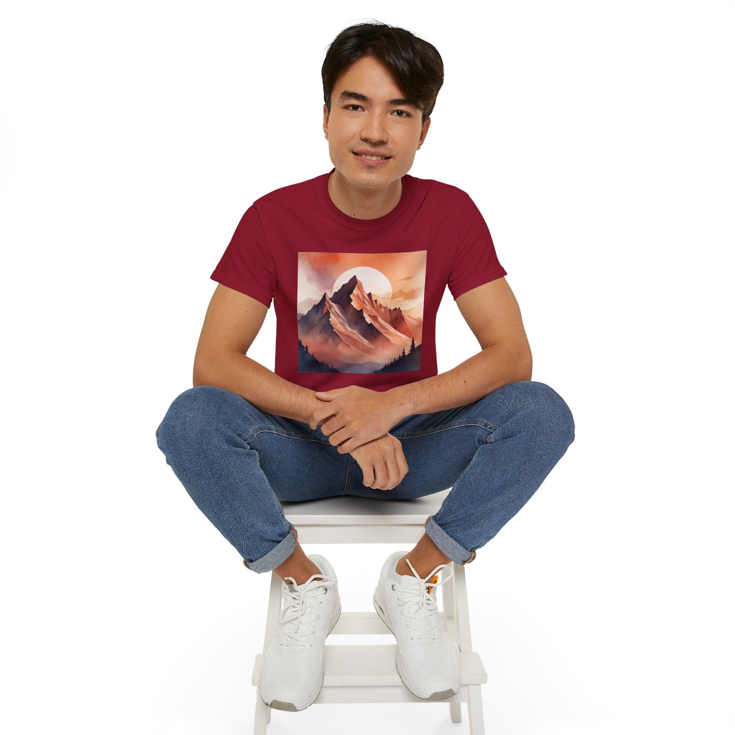 NOFLATMILES Alpenglow Mirage Tee (Sunset Edition)