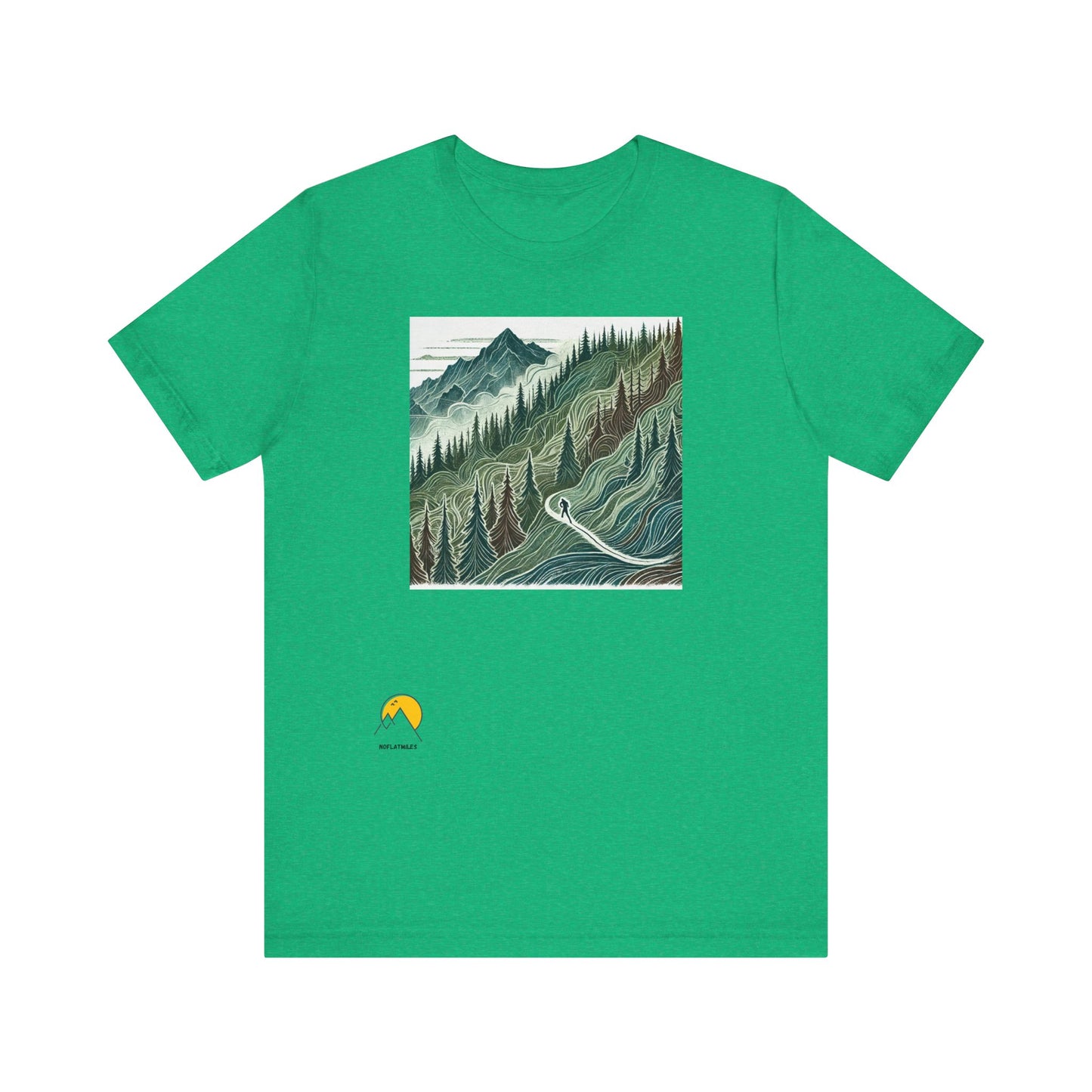 NOFLATMILES “Evergreen Flow” Tee