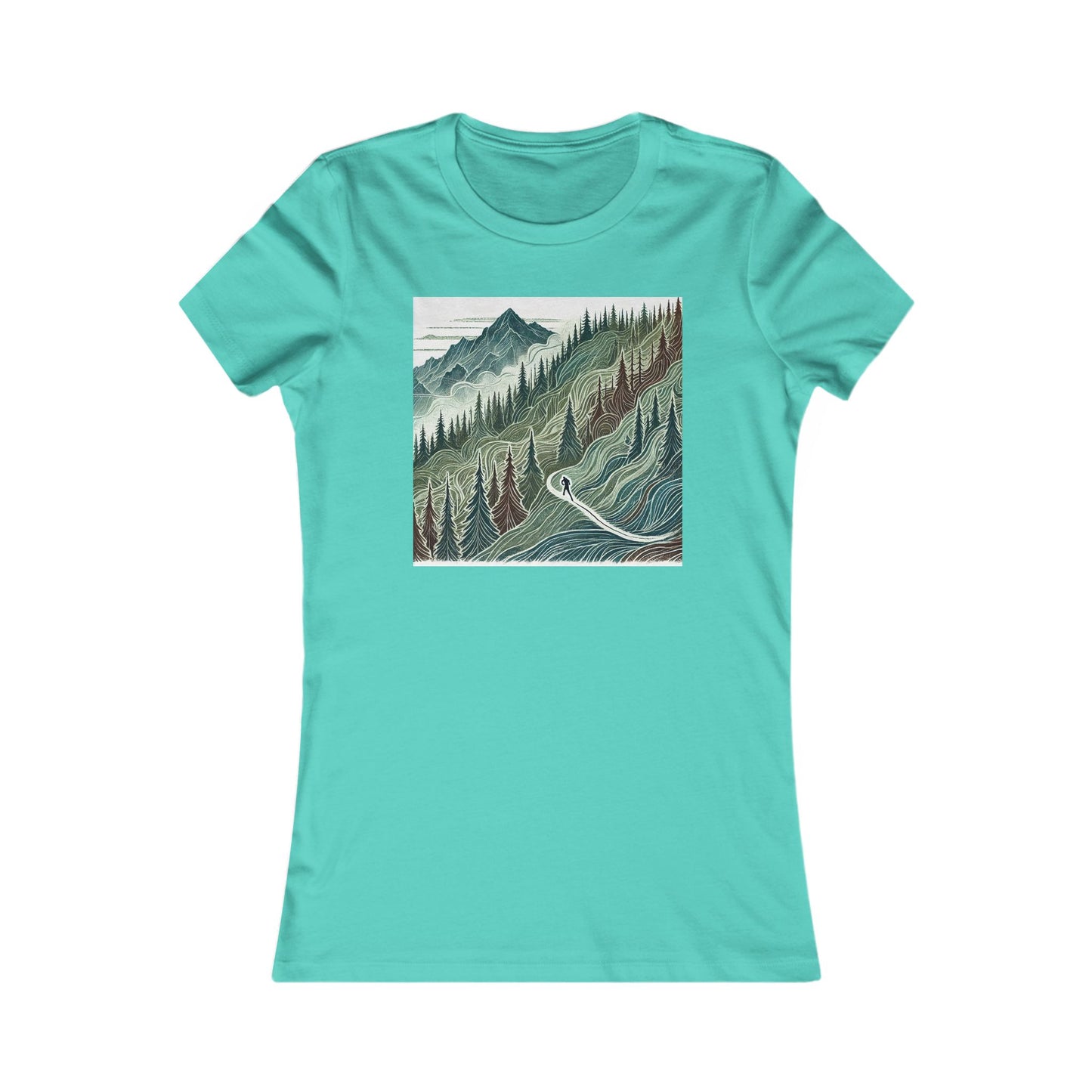 NOFLATMILES “Evergreen Flow” Women’s Tee