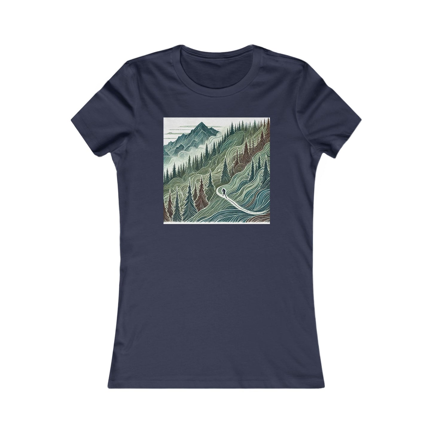 NOFLATMILES “Evergreen Flow” Women’s Tee