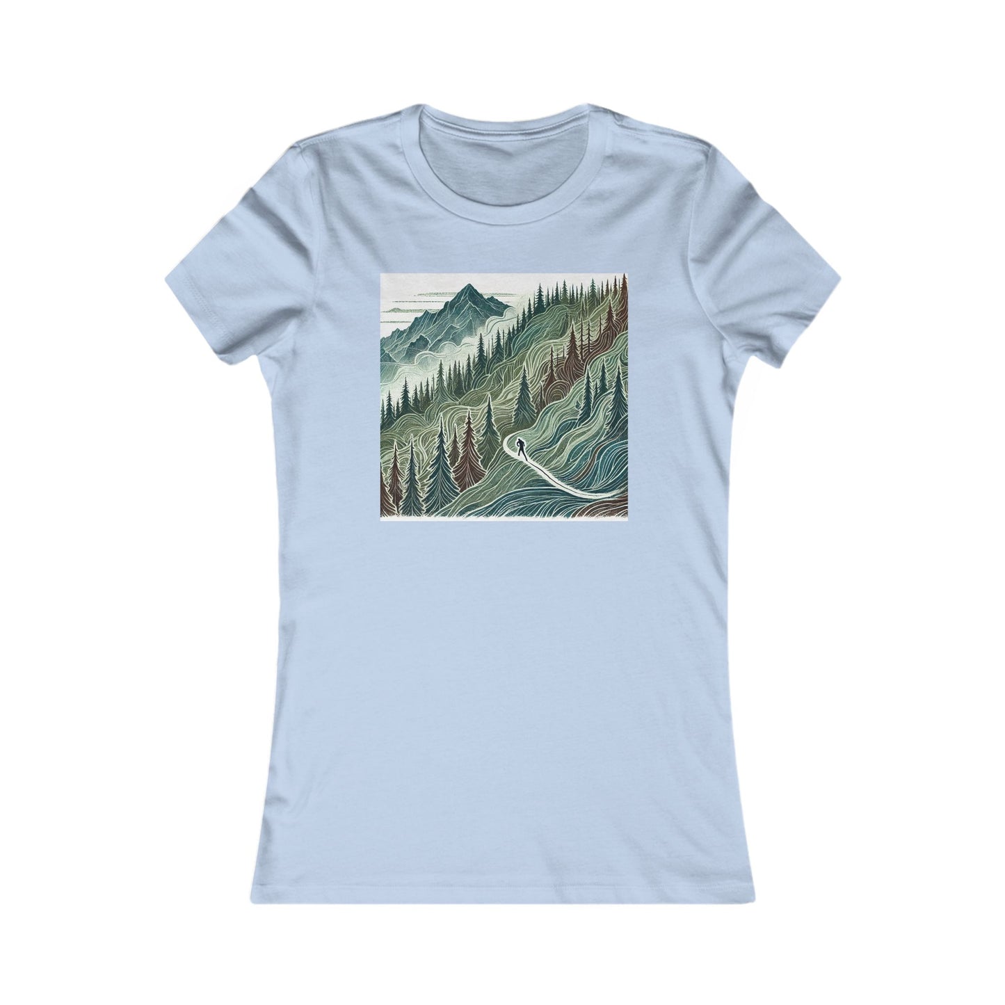 NOFLATMILES “Evergreen Flow” Women’s Tee