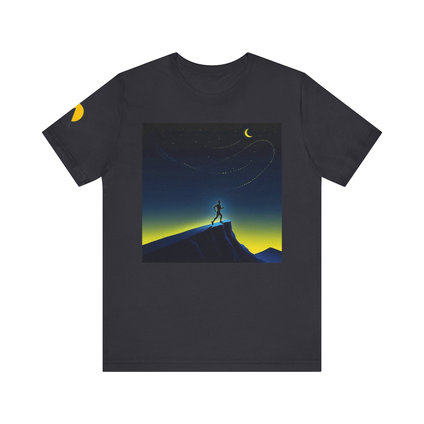 NOFLATMILES Night Shift Tee – Bella+Canvas 3001 (Moonrise Miles)