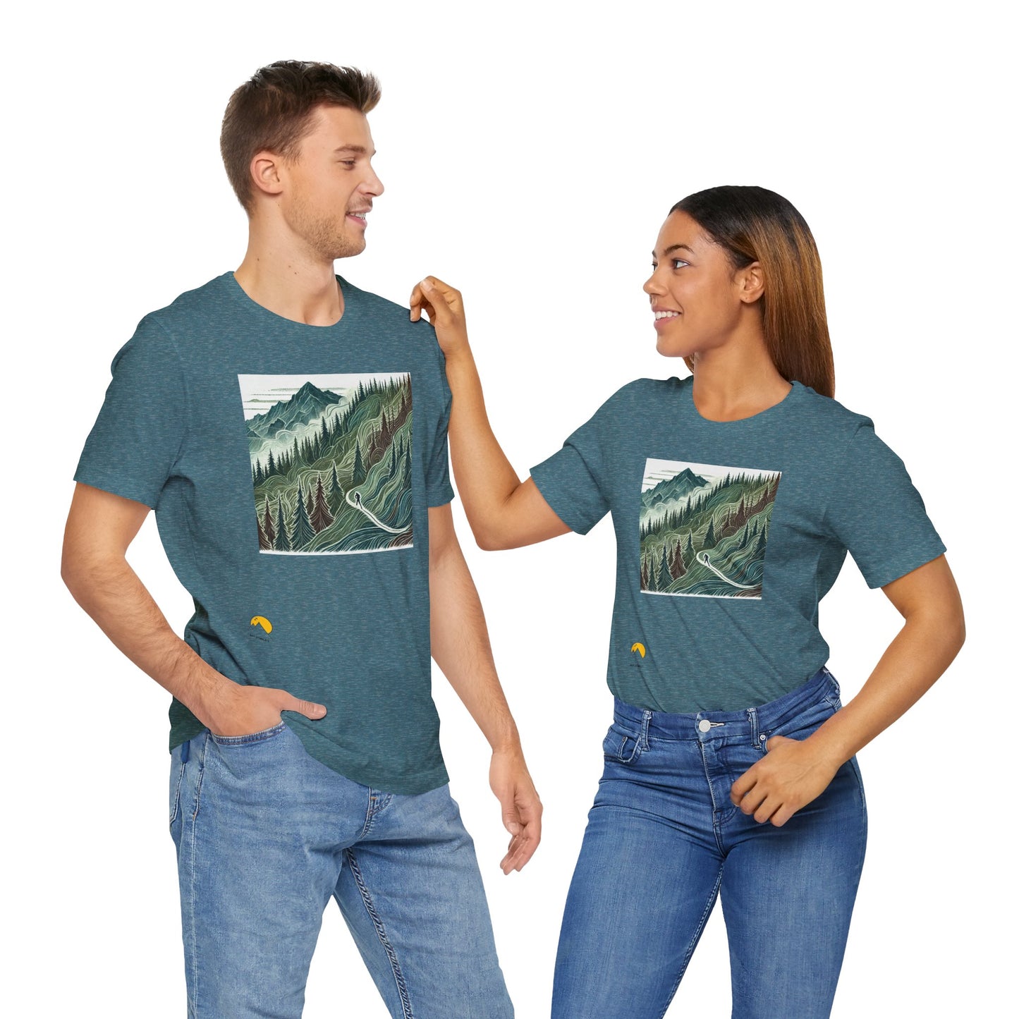 NOFLATMILES “Evergreen Flow” Tee