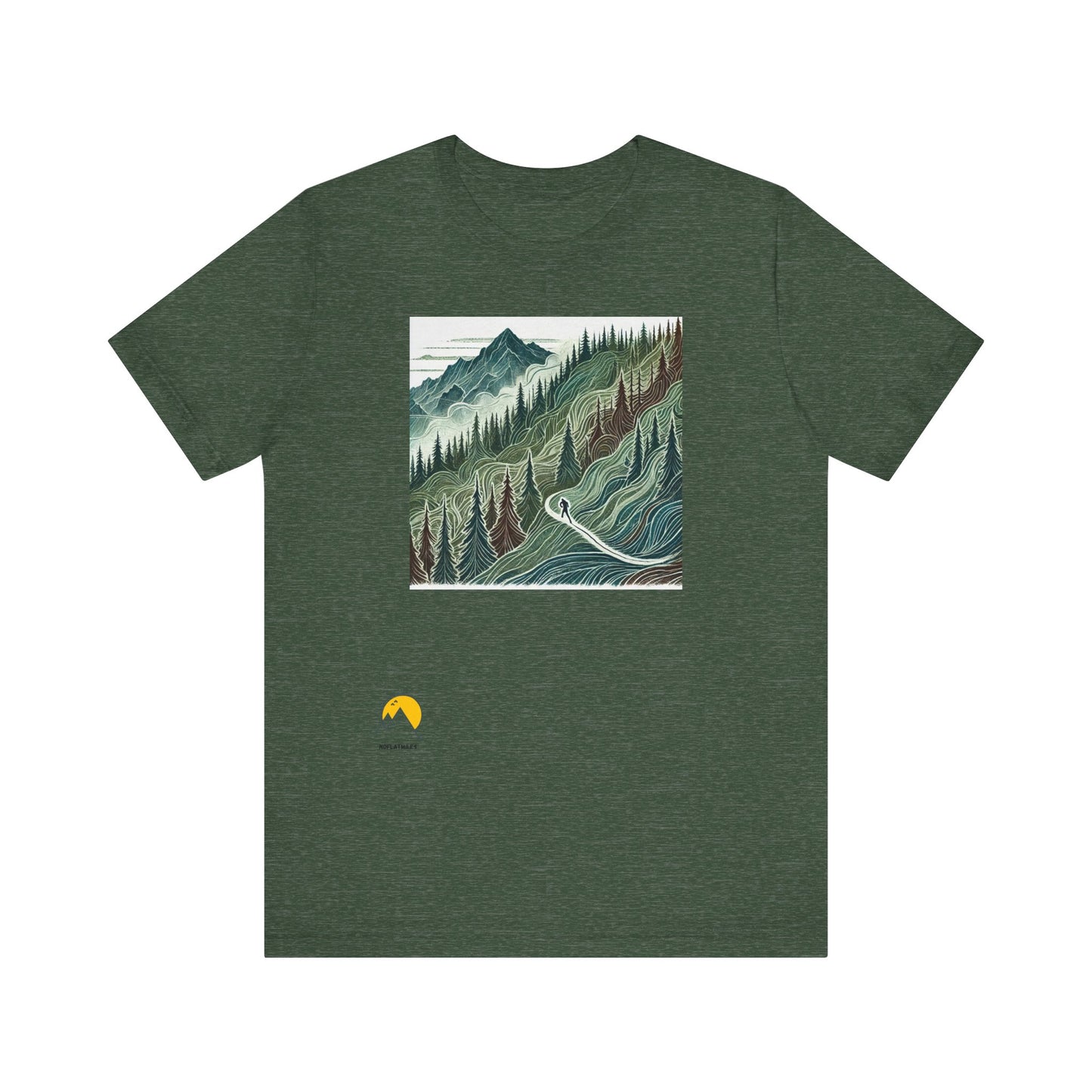 NOFLATMILES “Evergreen Flow” Tee