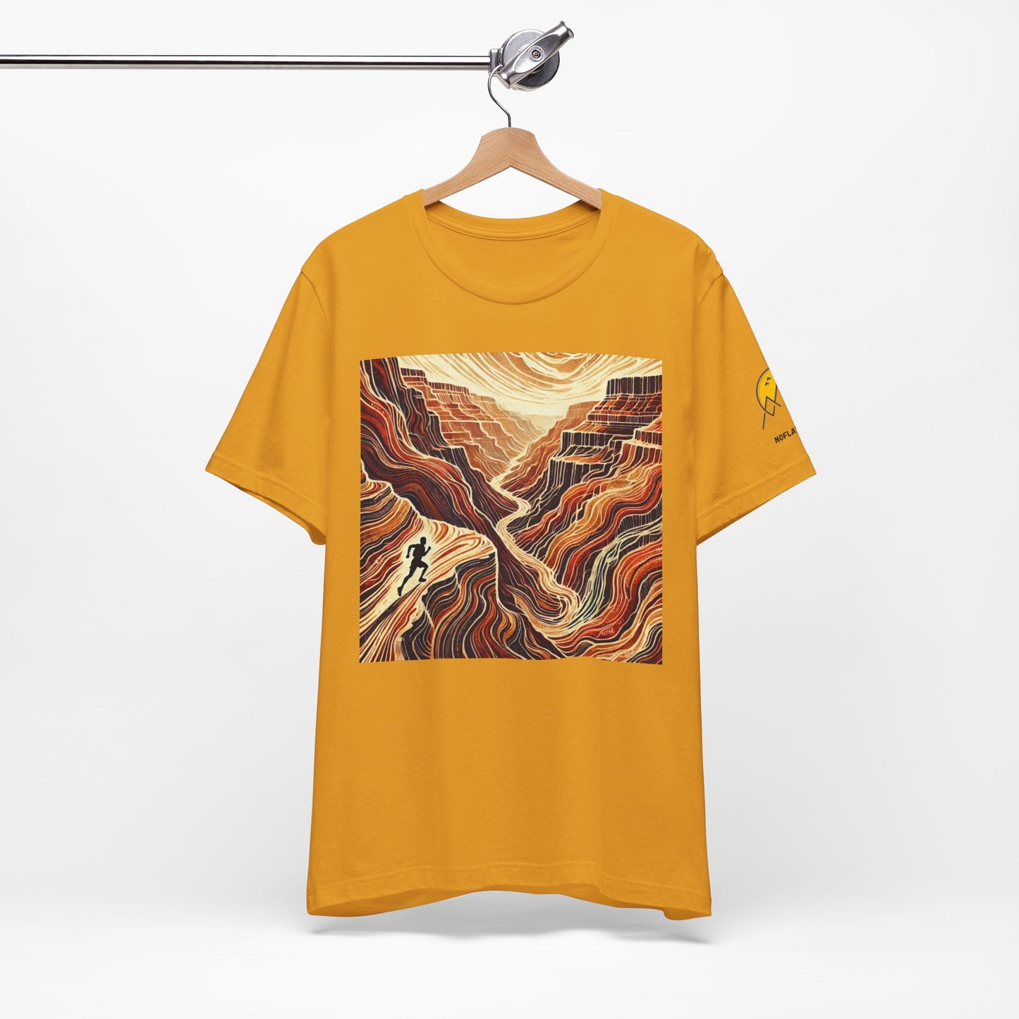 NOFLATMILES “Canyon Flow” Tee – Bella+Canvas 3001