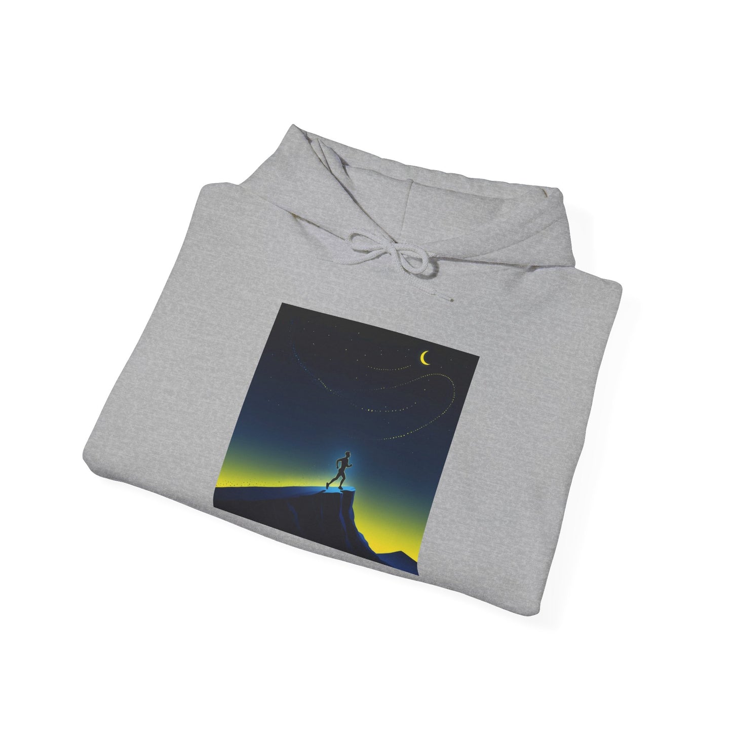 NOFLATMILES Night Shift Hoodie – Gildan 18500 (Starlight Cozy)
