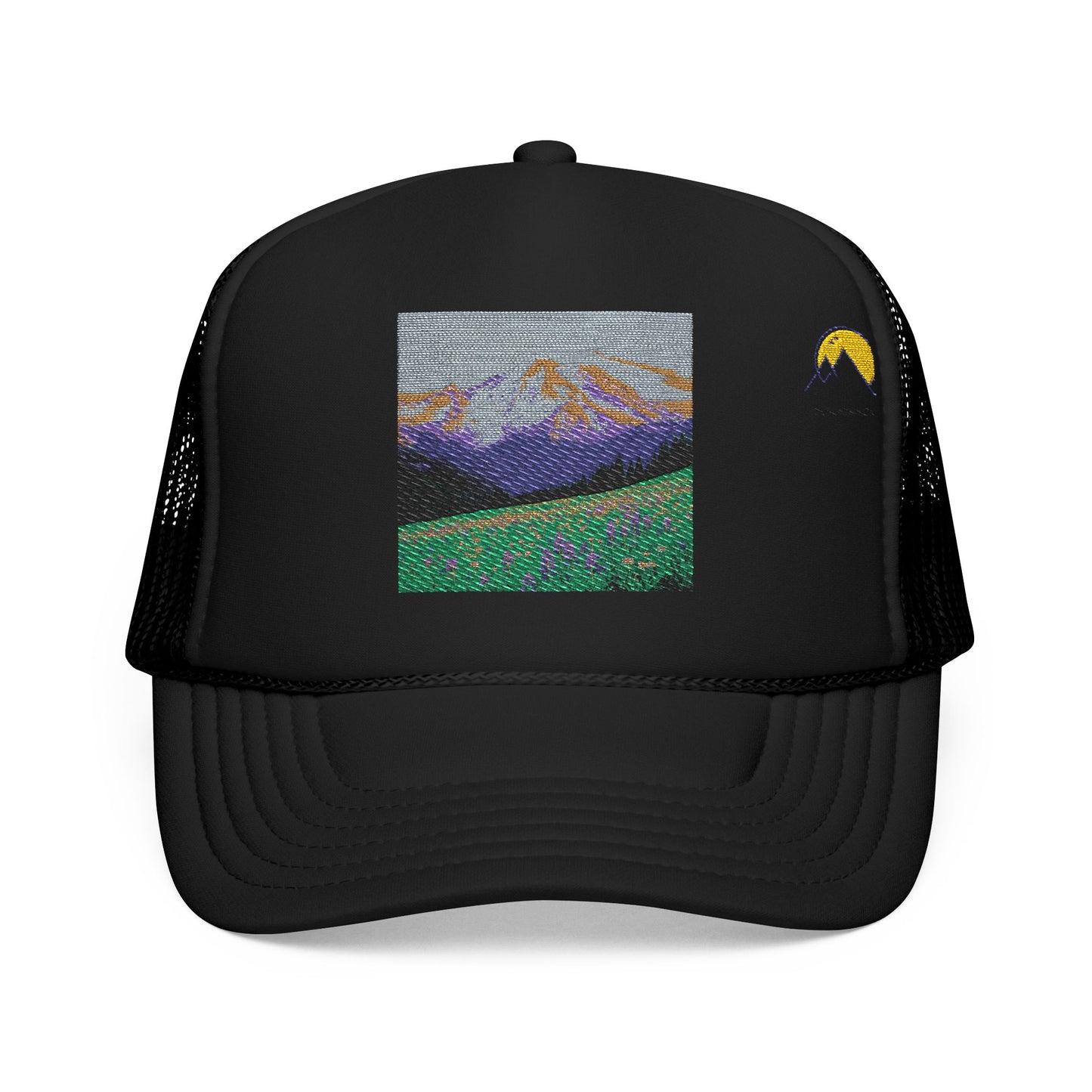 NOFLATMILES Rainier Bloom Trucker (Ridgeline Breeze)