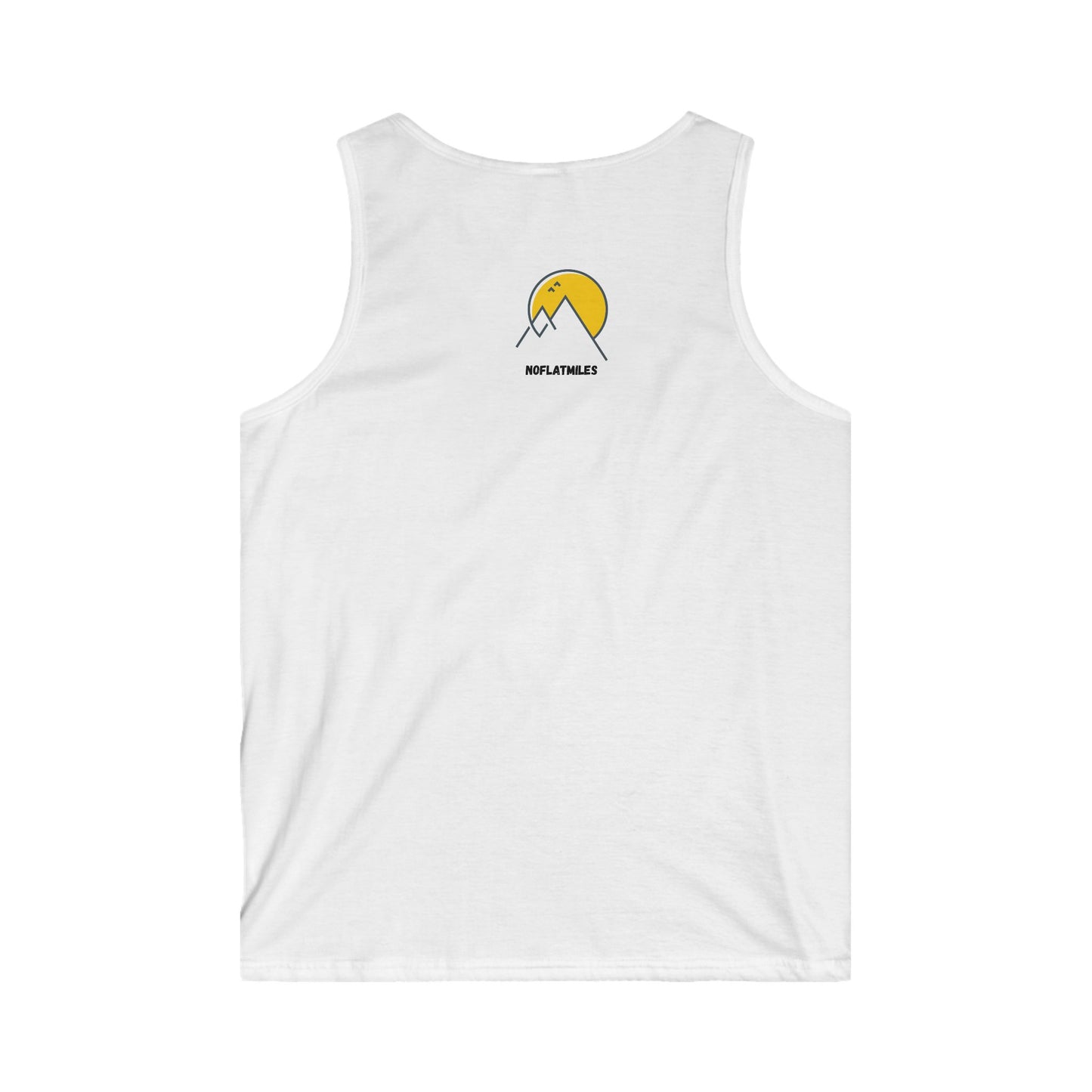 NOFLATMILES Rainier Bloom Men’s Tank – Softstyle (Summer Miles)