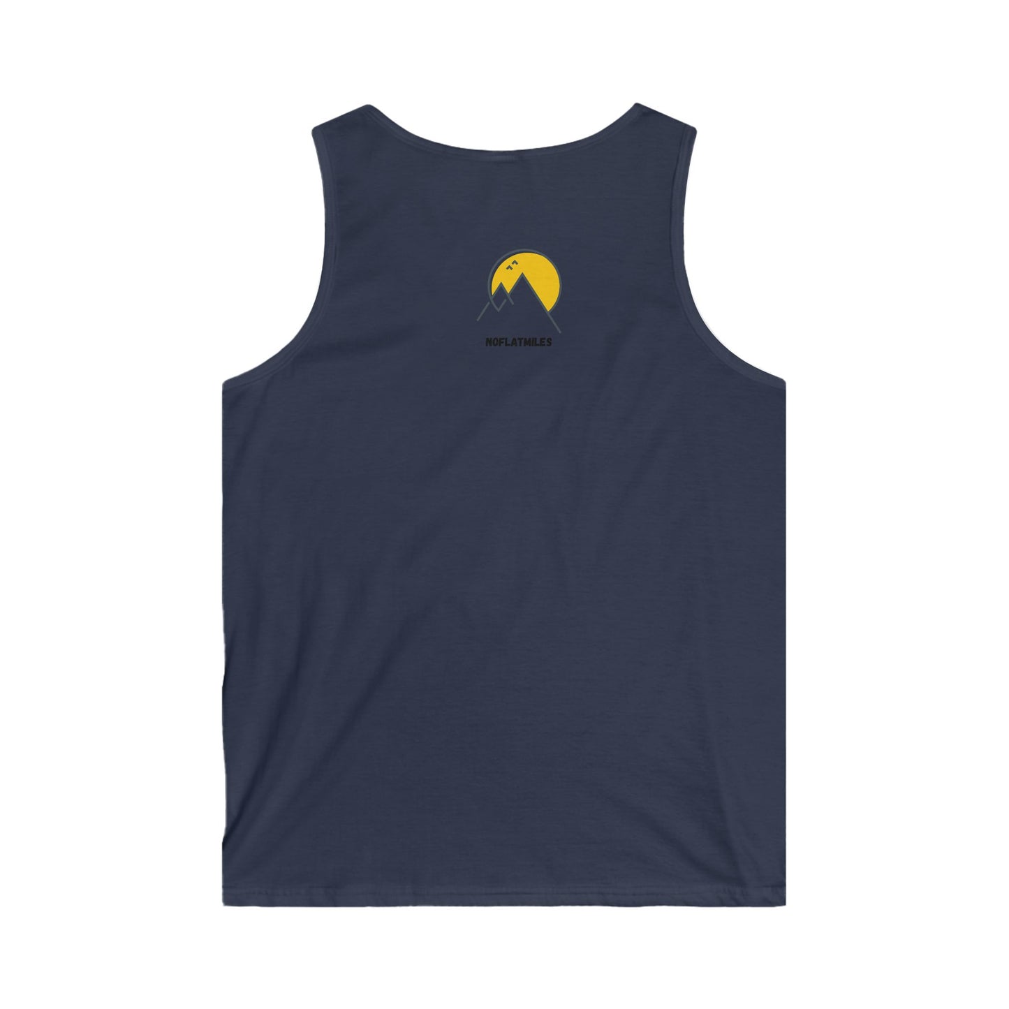 NOFLATMILES Rainier Bloom Men’s Tank – Softstyle (Summer Miles)