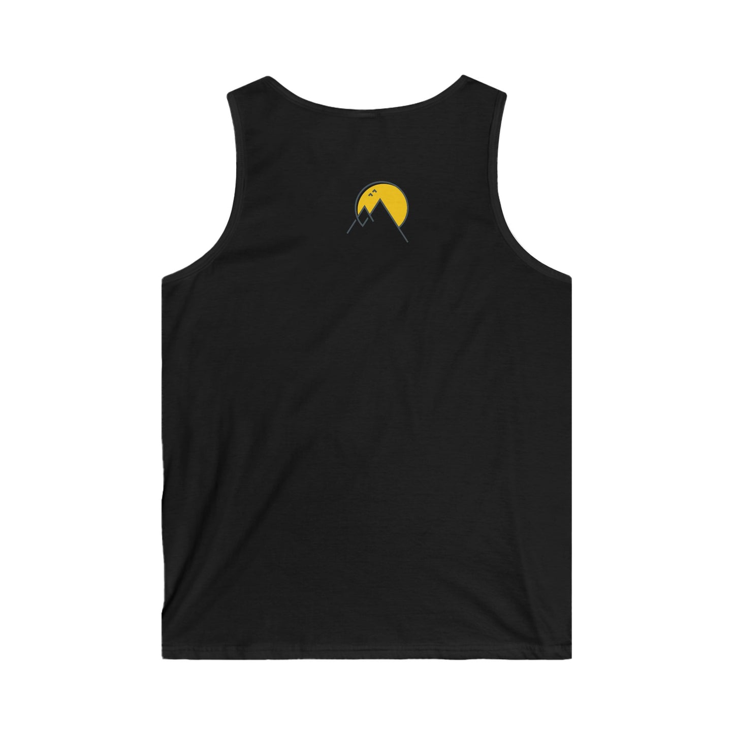 NOFLATMILES Rainier Bloom Men’s Tank – Softstyle (Summer Miles)