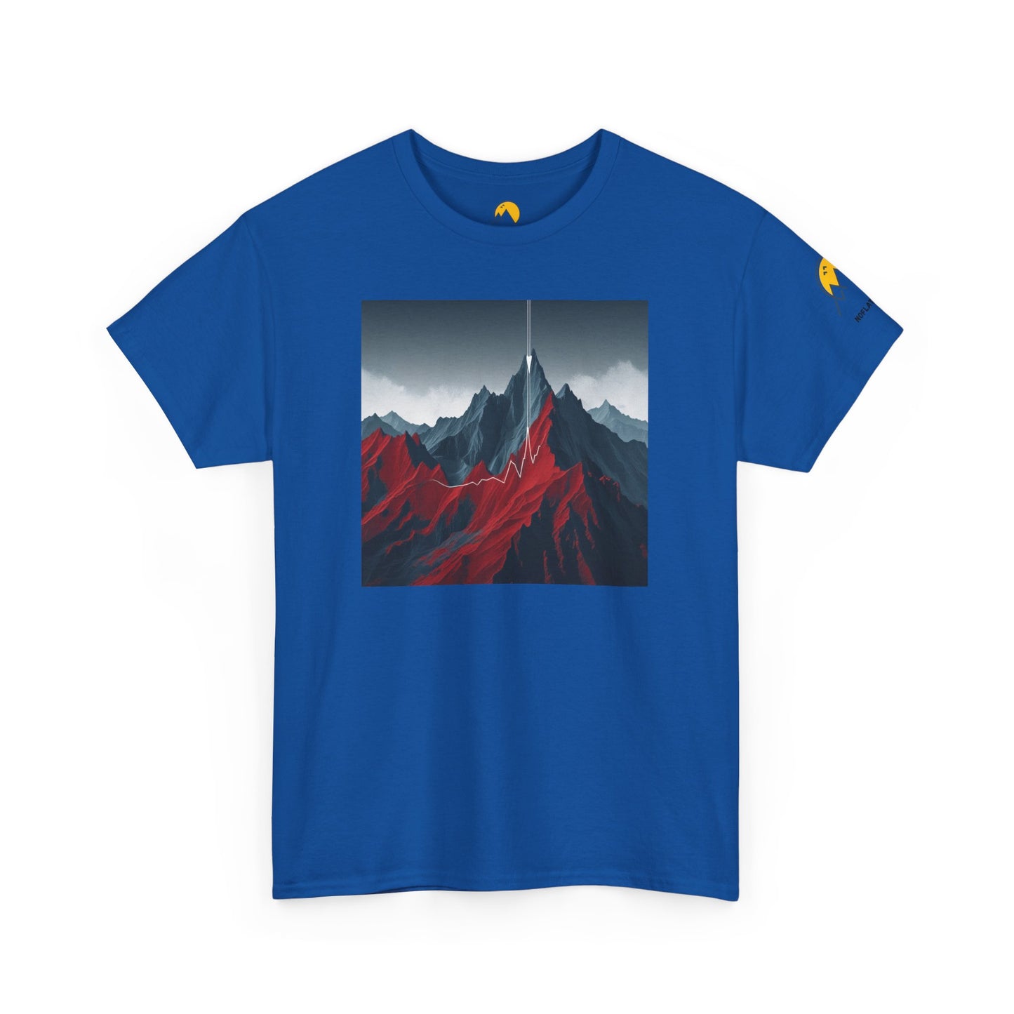 Mountain Adventure Unisex Heavy Cotton Tee - Nature Lover Gift, Outdoor T-Shirt, Casual Wear, Hiking Apparel, Gift for Explorers