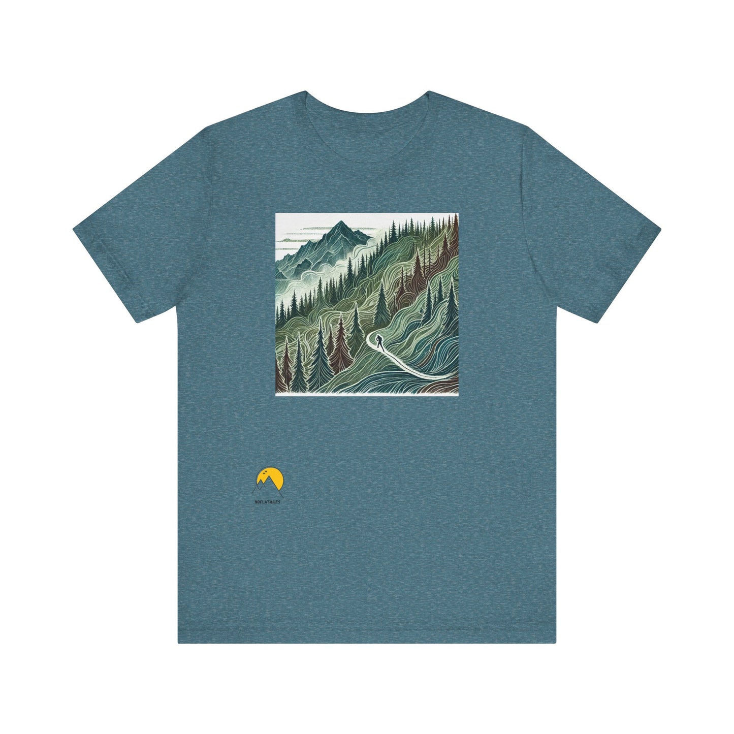 NOFLATMILES “Evergreen Flow” Tee