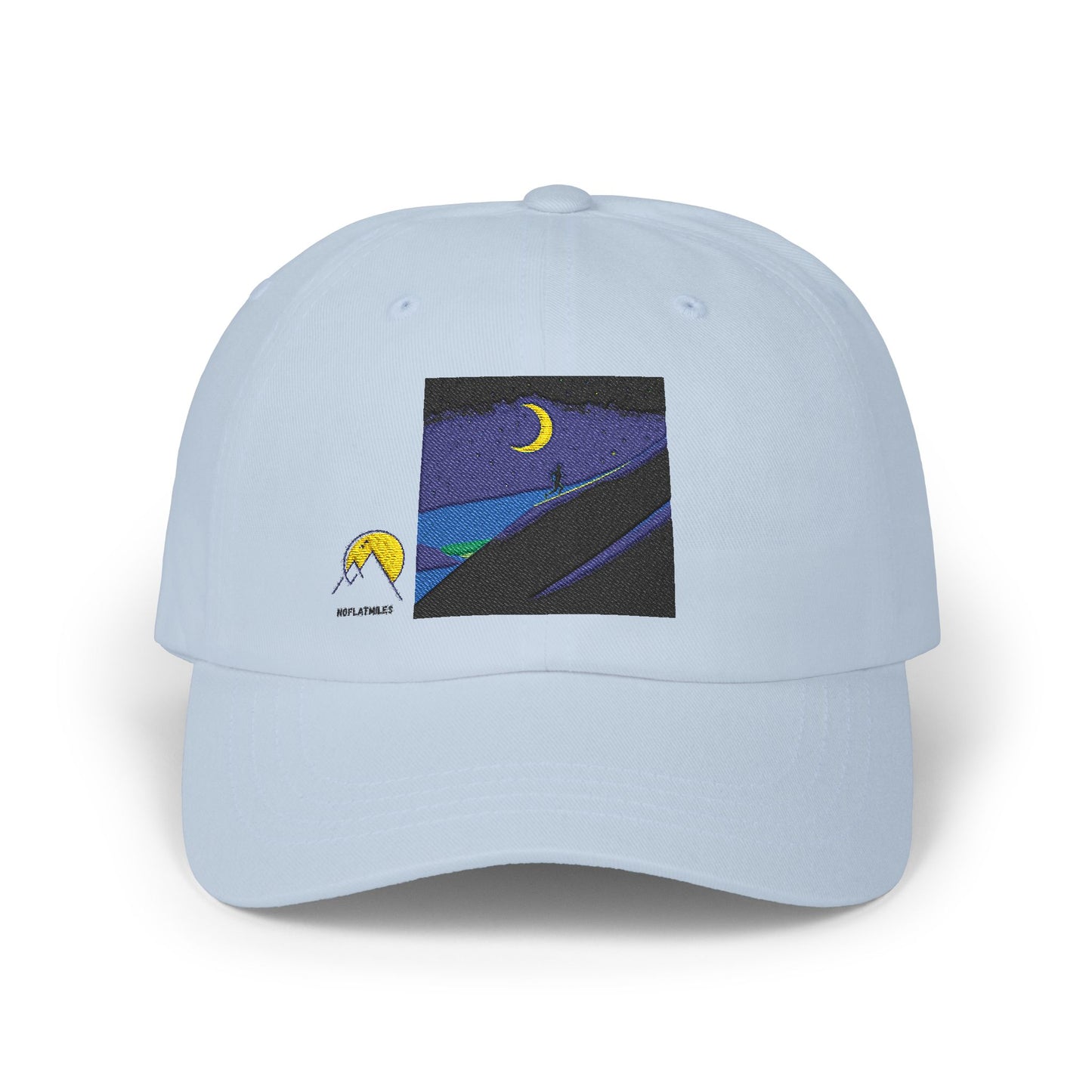 NOFLATMILES Night Shift Dad Cap – 6245CM (Embroidered Crescent)
