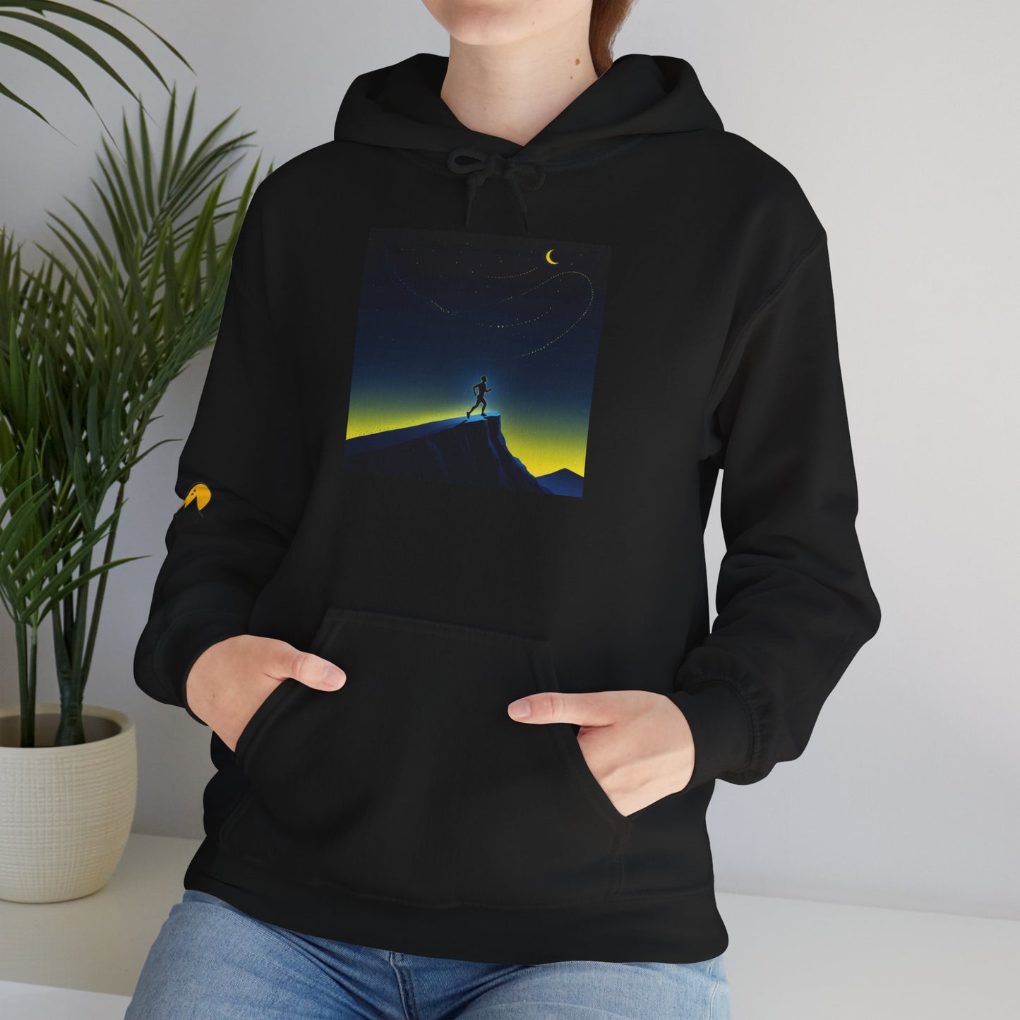 NOFLATMILES Night Shift Hoodie – Gildan 18500 (Starlight Cozy)