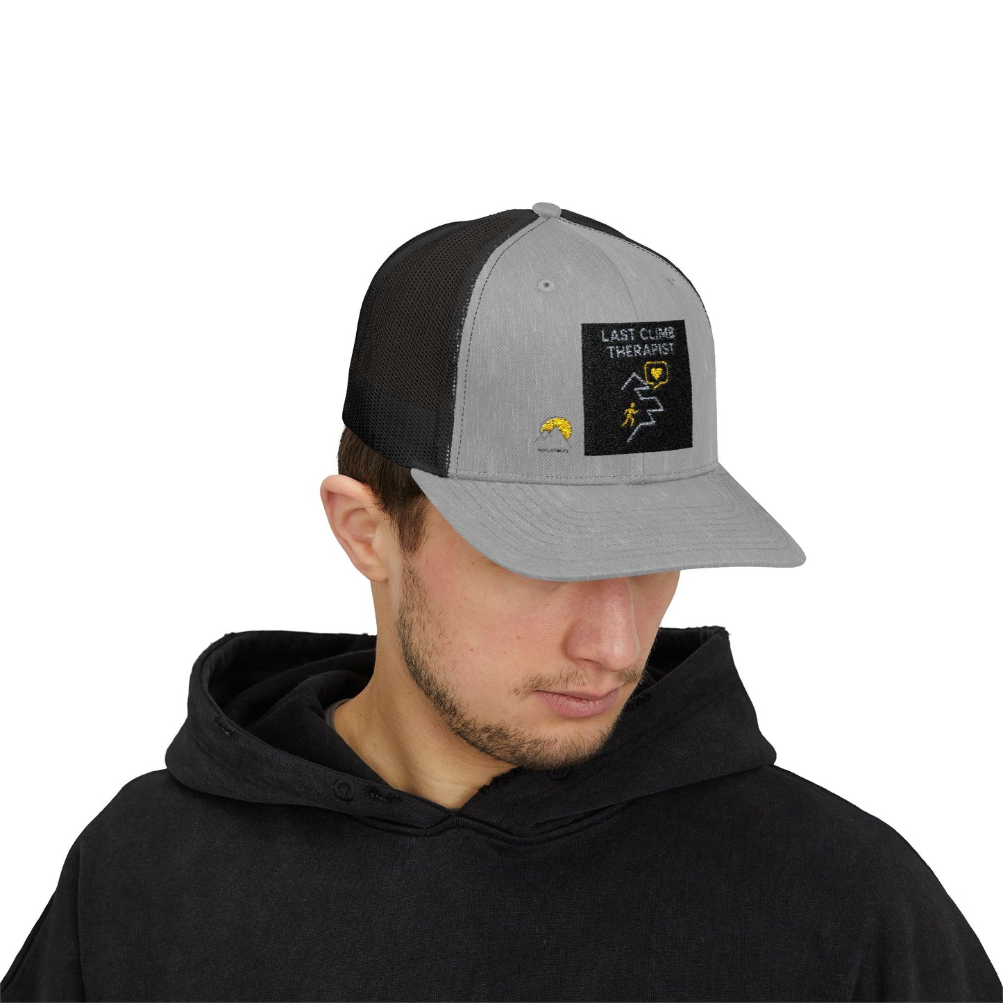 NOFLATMILES “Last Climb Therapist” Trucker