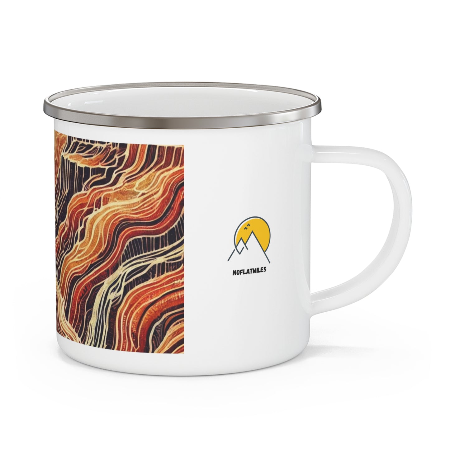 NOFLATMILES Canyon Flow Enamel Camp Mug 12oz