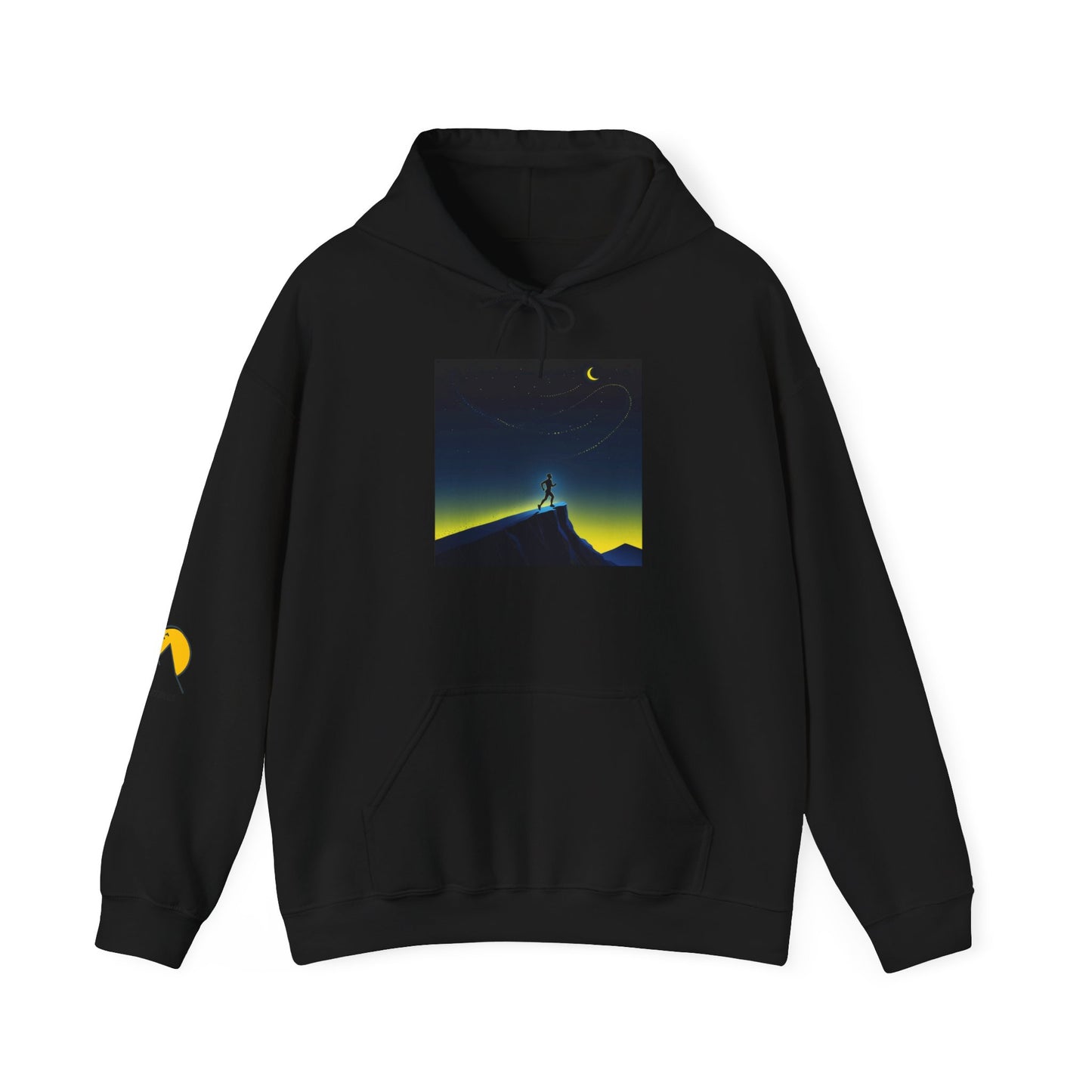 NOFLATMILES Night Shift Hoodie – Gildan 18500 (Starlight Cozy)