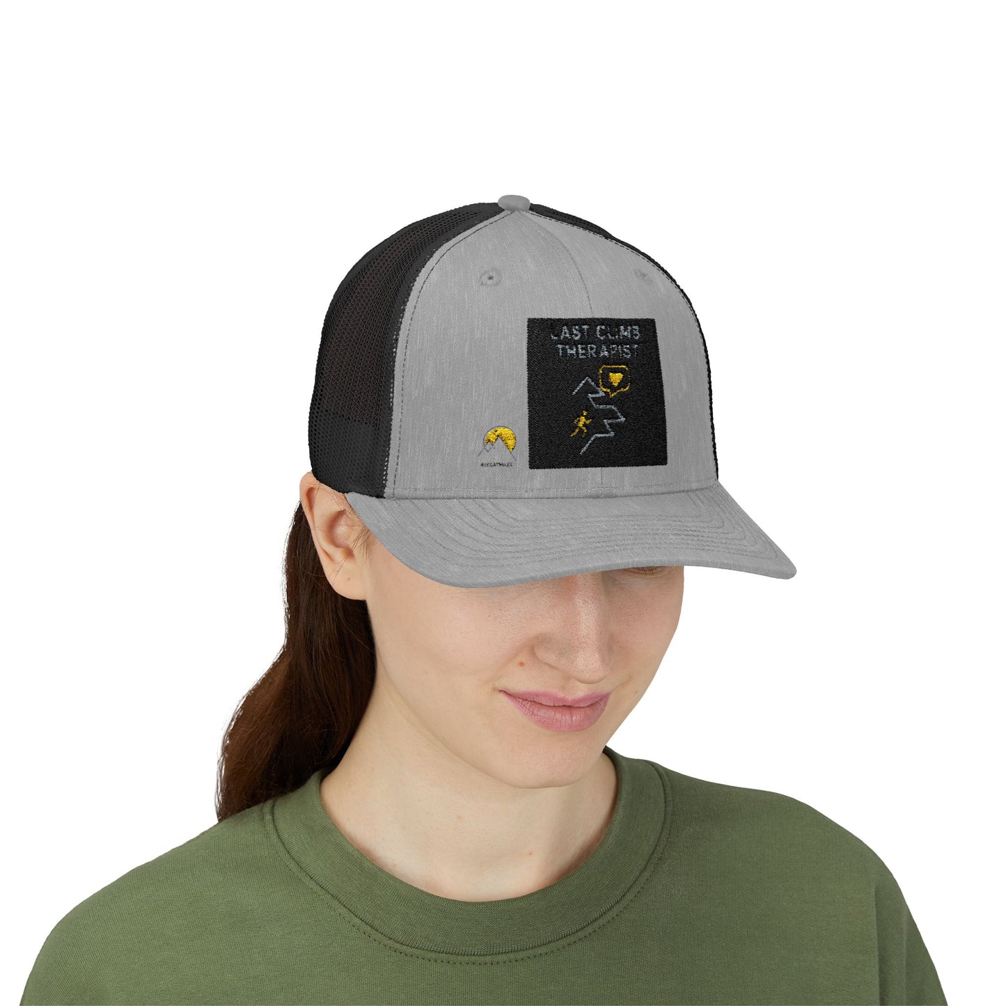 NOFLATMILES “Last Climb Therapist” Trucker