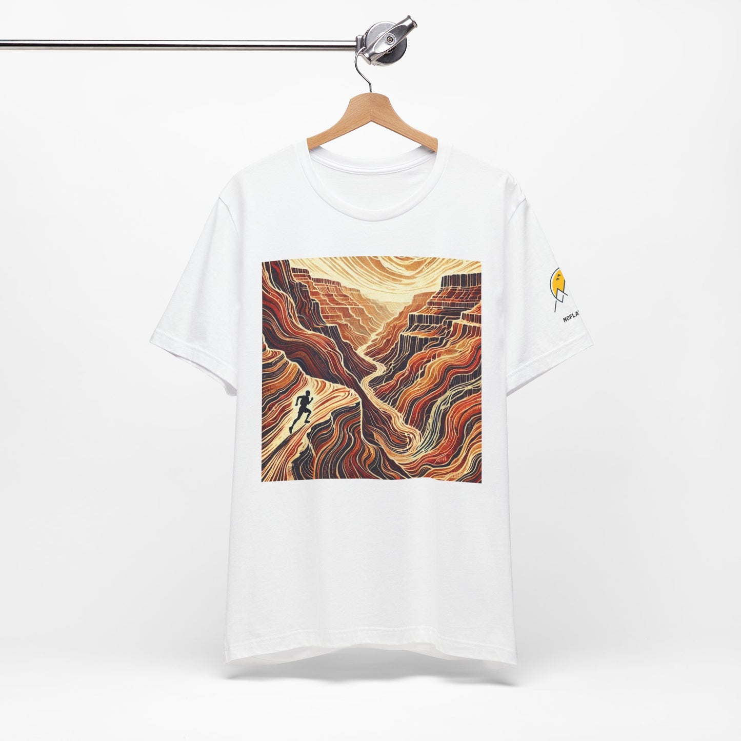 NOFLATMILES “Canyon Flow” Tee – Bella+Canvas 3001