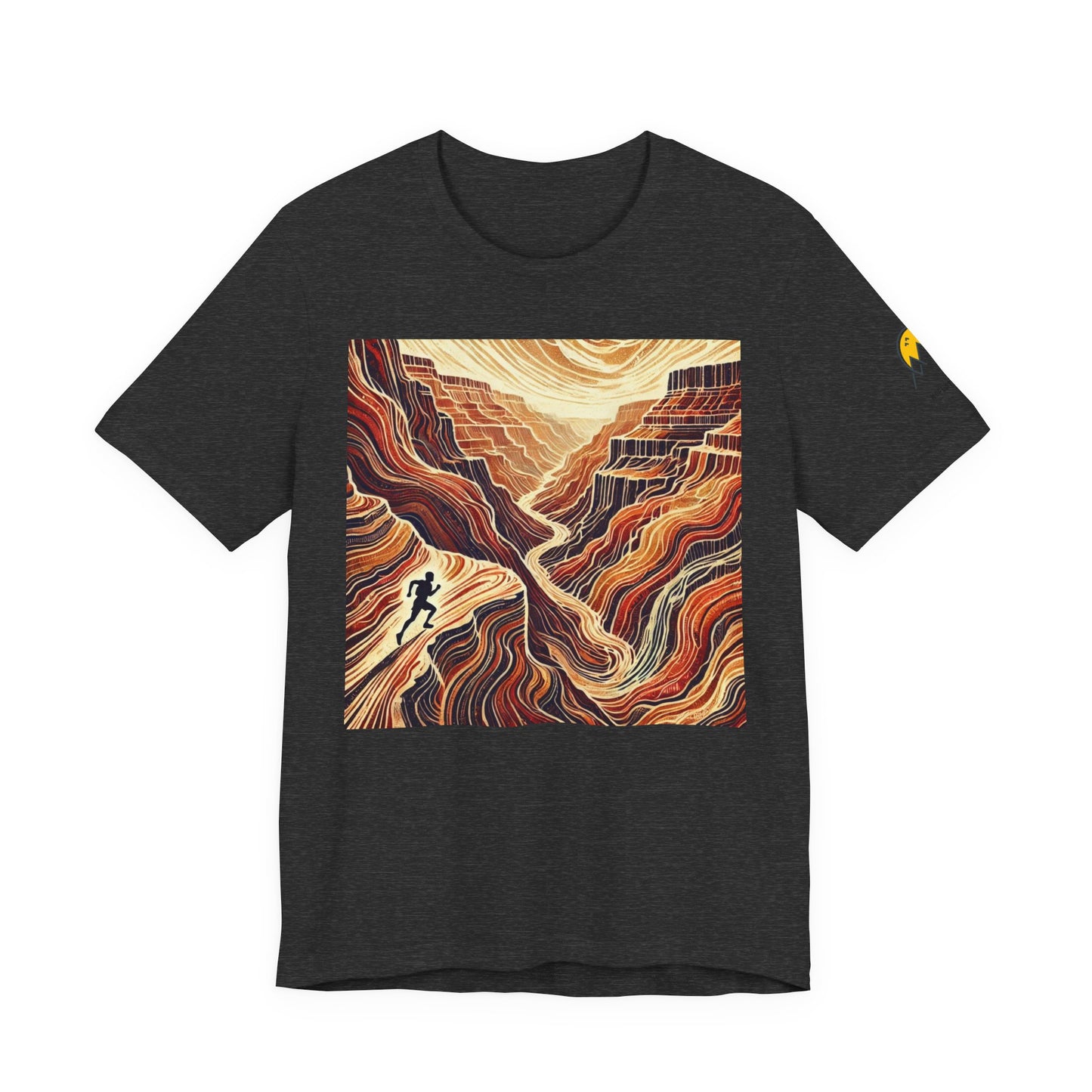 NOFLATMILES “Canyon Flow” Tee – Bella+Canvas 3001