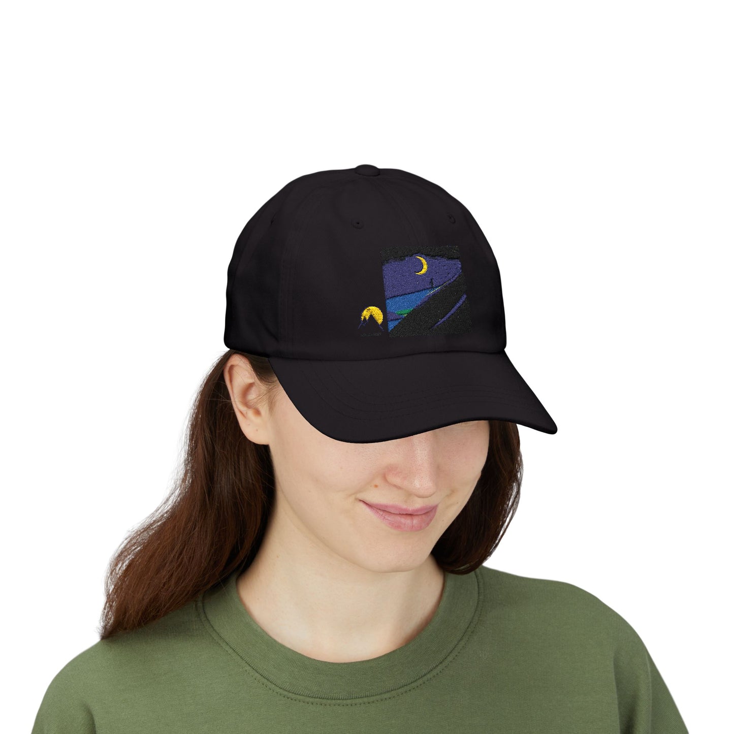 NOFLATMILES Night Shift Dad Cap – 6245CM (Embroidered Crescent)
