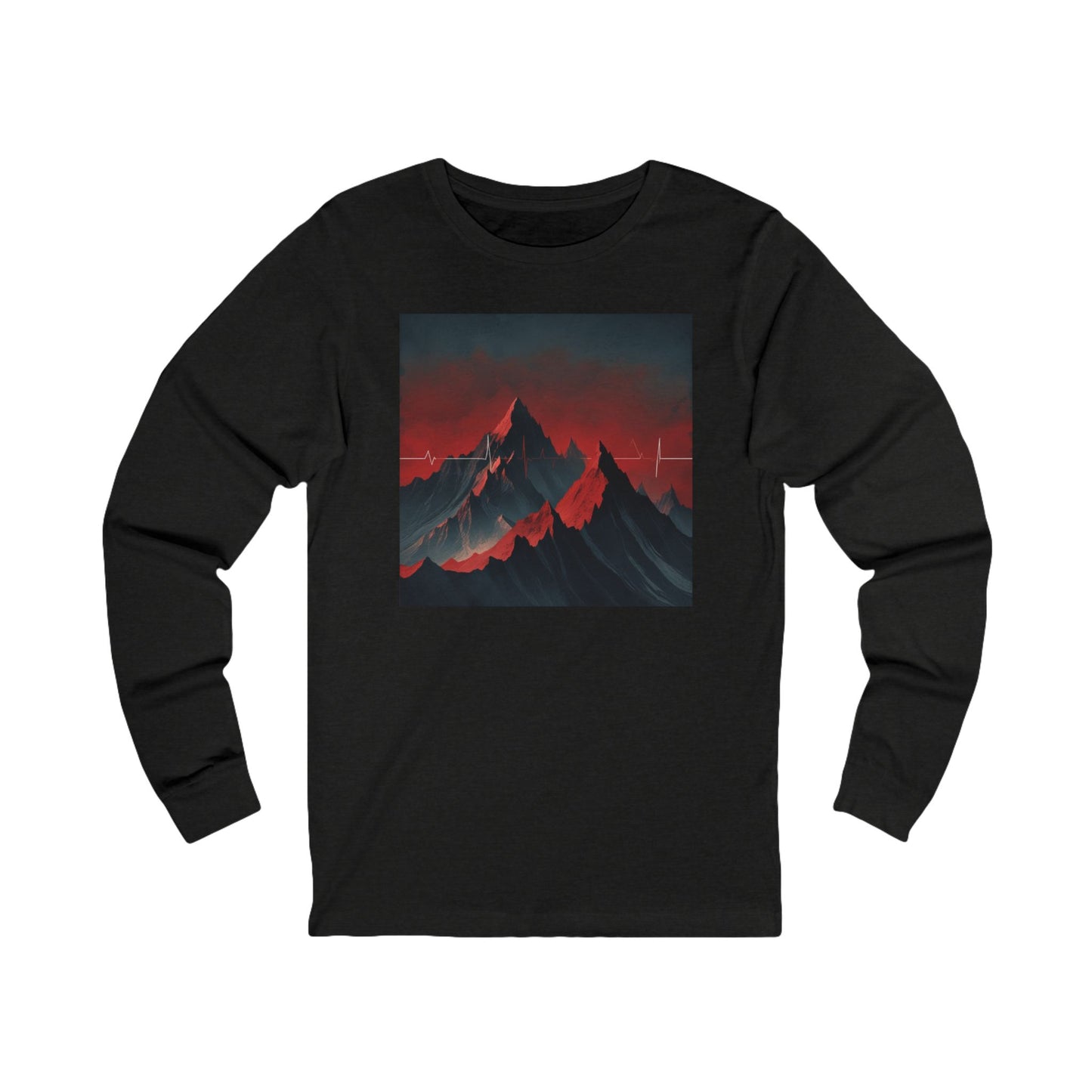 No Flat Miles Trail Runner Long Sleeve Tee, Casual Wear, Gift for Outdoor Lovers, Unisex Shirt, Nature Lover Apparel, Hiking Outfit