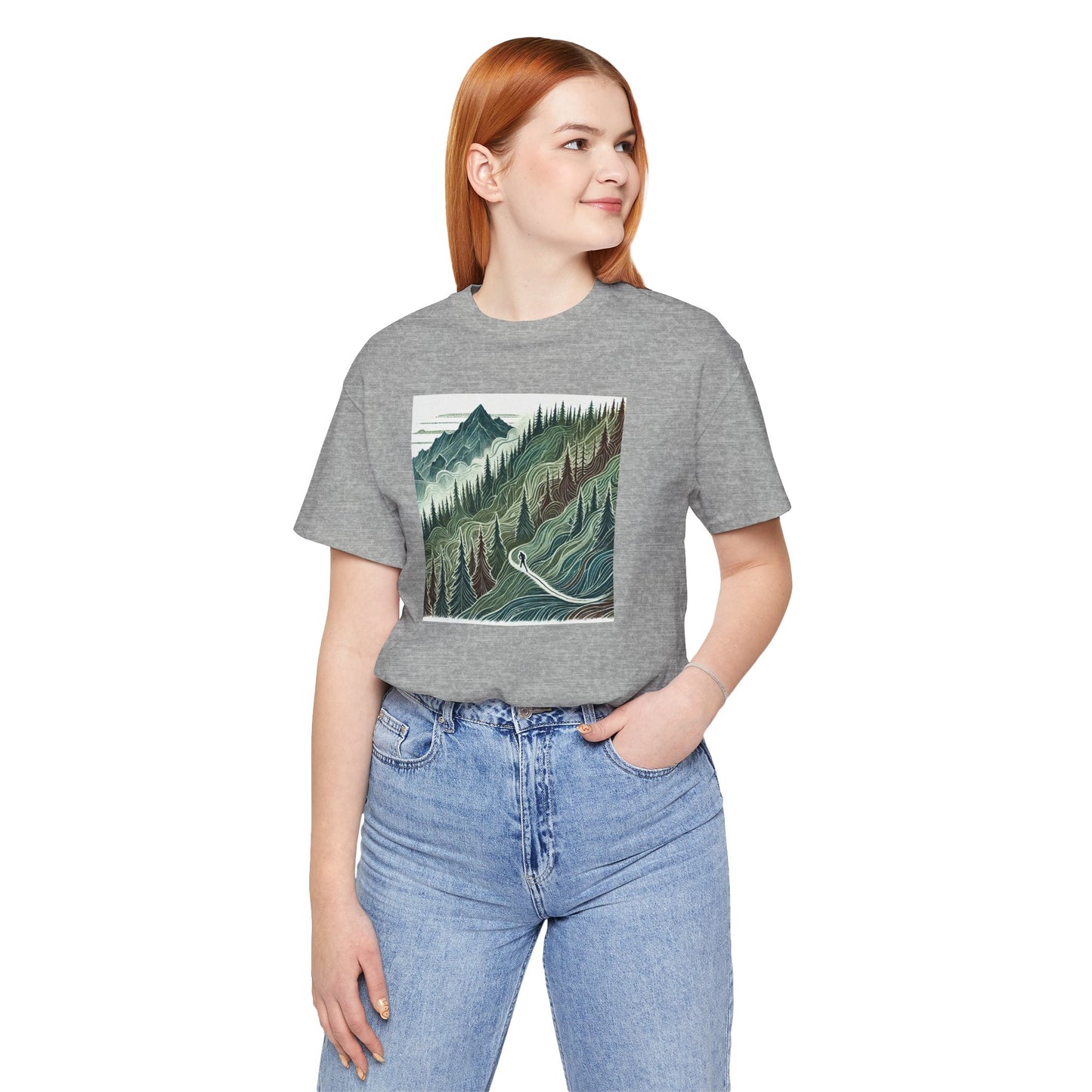 NOFLATMILES “Evergreen Flow” Tee