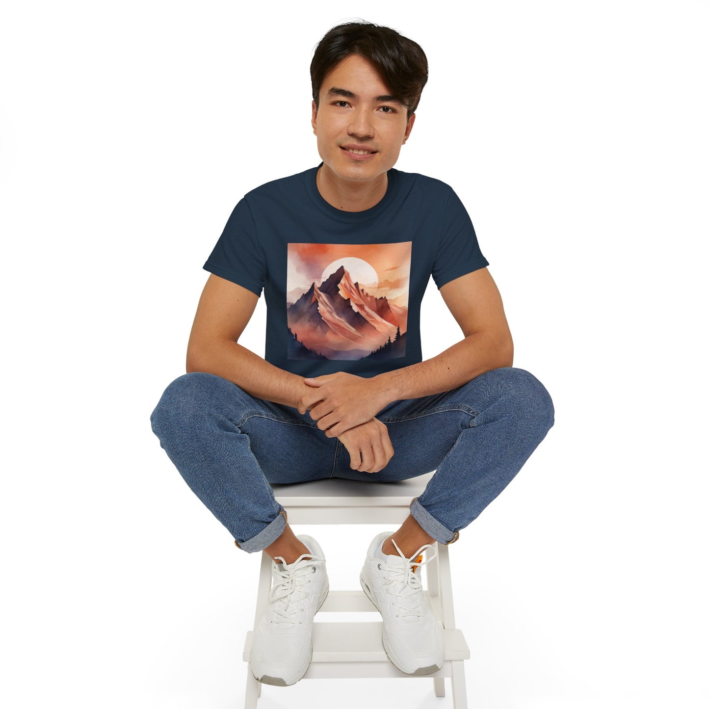 NOFLATMILES Alpenglow Mirage Tee (Sunset Edition)