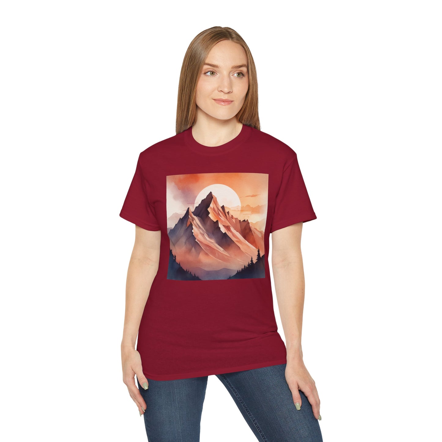 NOFLATMILES Alpenglow Mirage Tee (Sunset Edition)