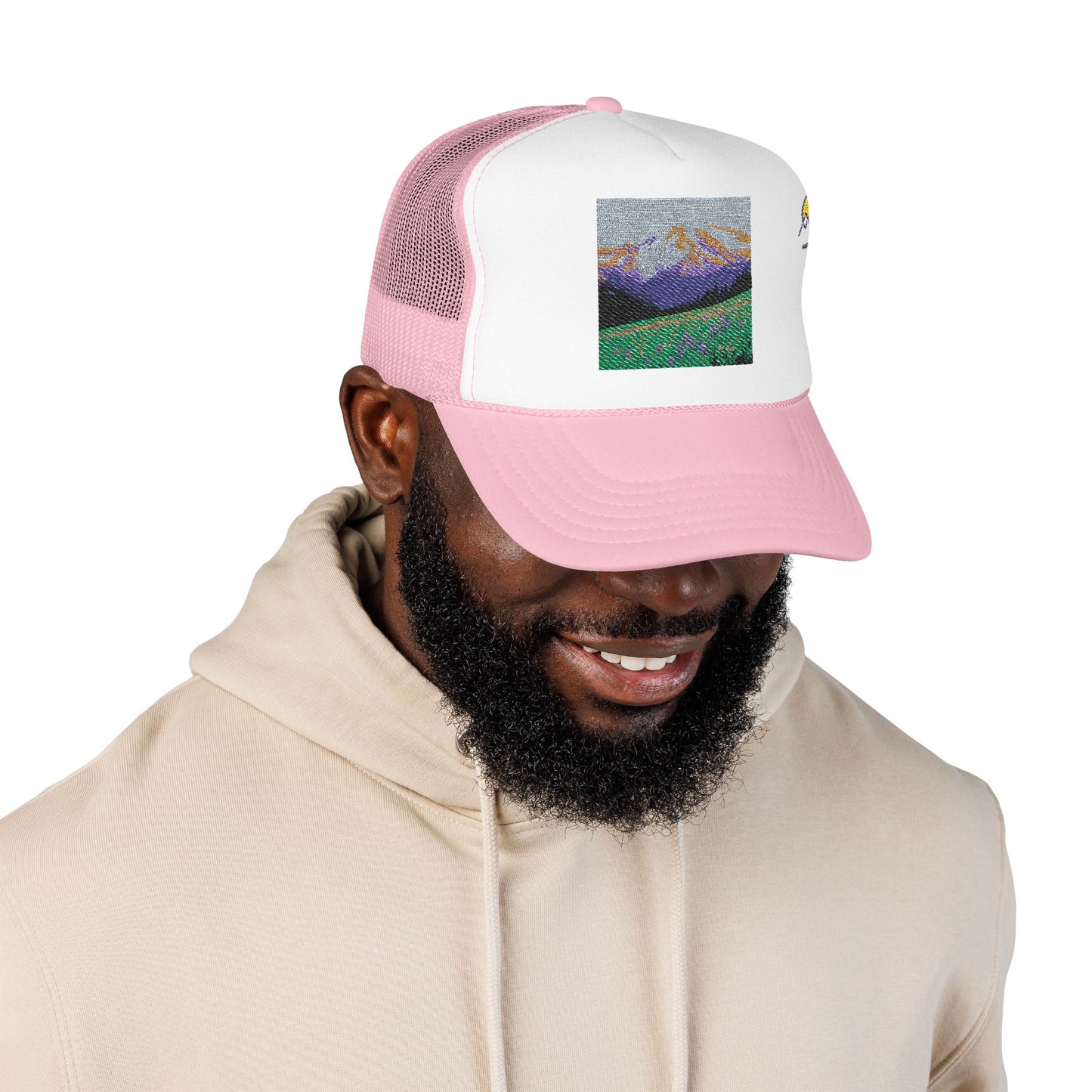 NOFLATMILES Rainier Bloom Trucker (Ridgeline Breeze)