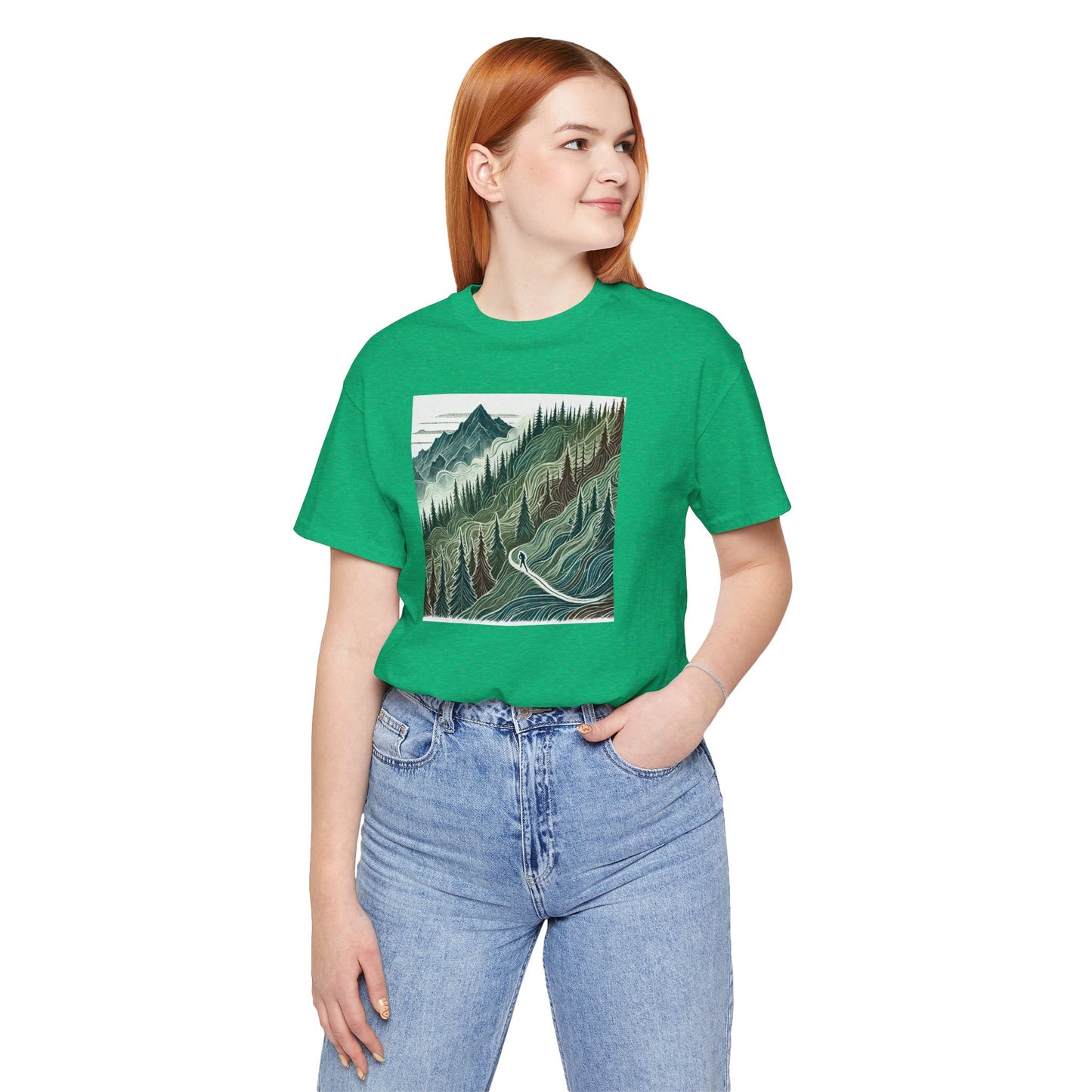 NOFLATMILES “Evergreen Flow” Tee