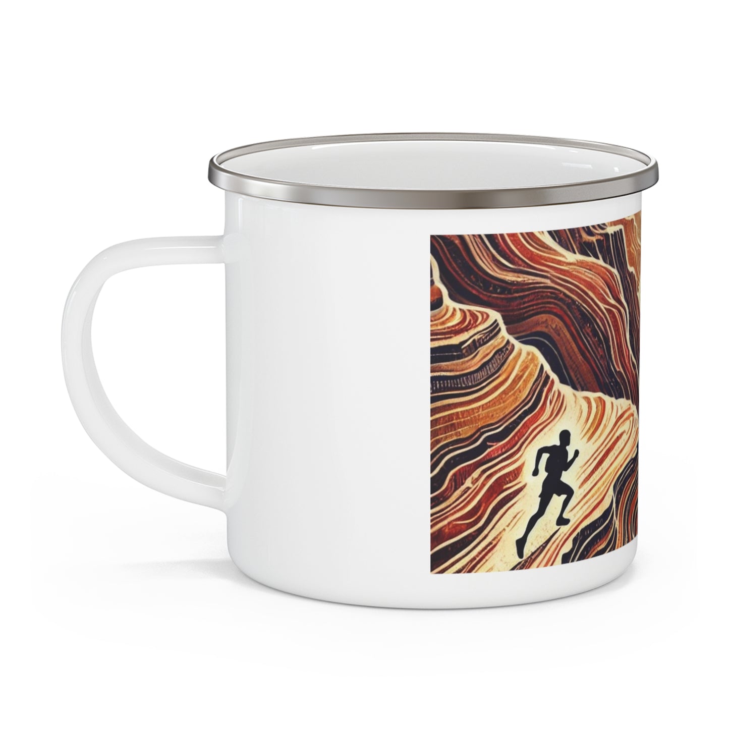 NOFLATMILES Canyon Flow Enamel Camp Mug 12oz