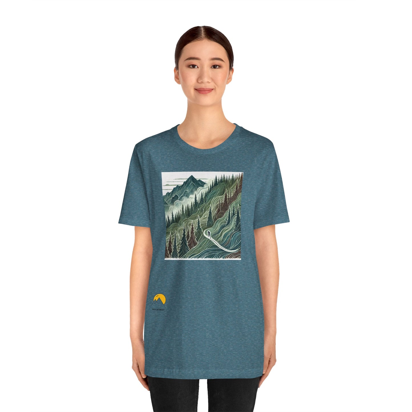 NOFLATMILES “Evergreen Flow” Tee