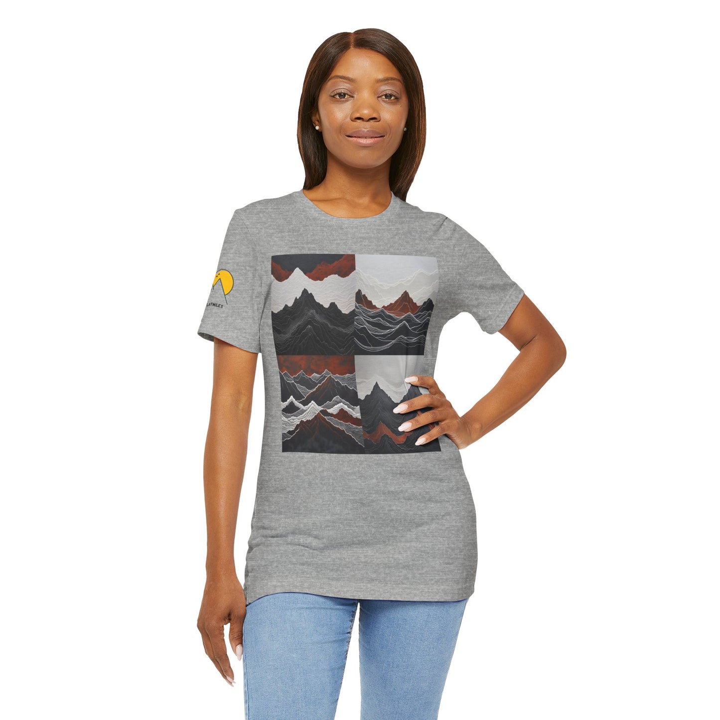 NOFLATMILES Emberline Range Tee (Night-Run Edition)