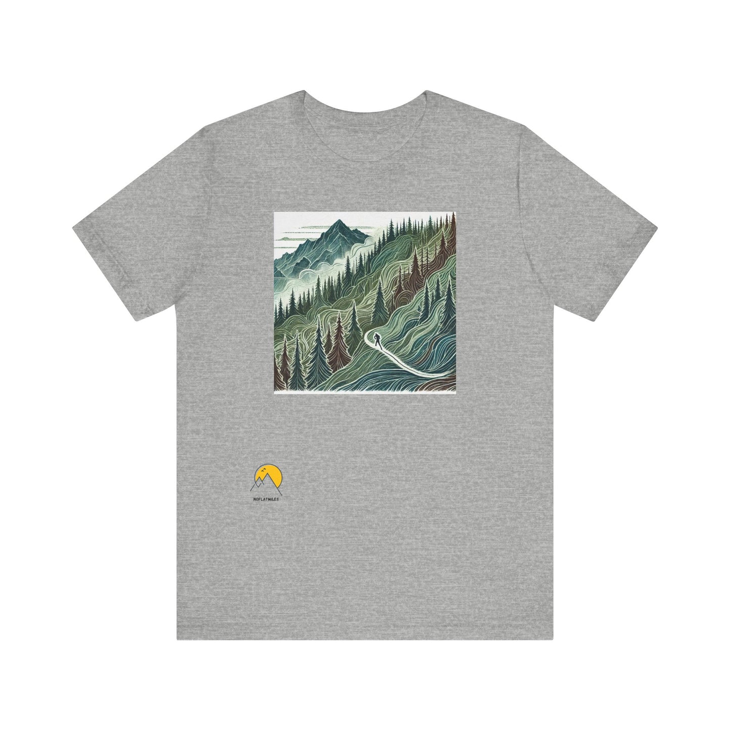 NOFLATMILES “Evergreen Flow” Tee
