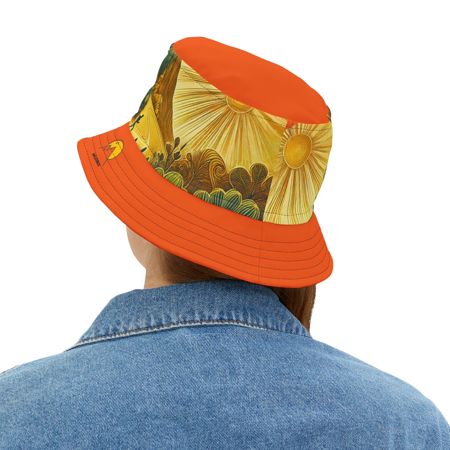 NOFLATMILES Sunburst Flow Bucket Hat (AOP)