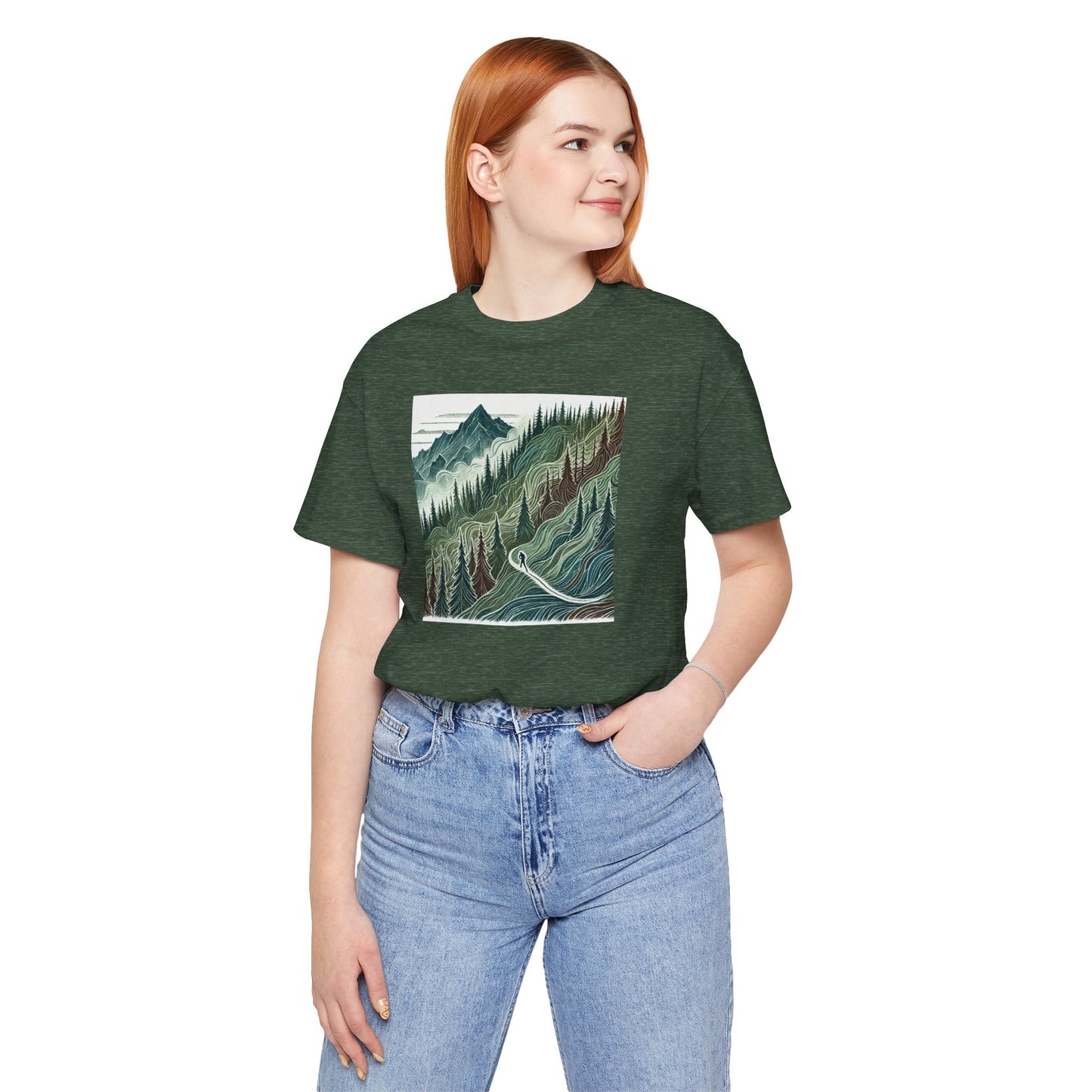NOFLATMILES “Evergreen Flow” Tee