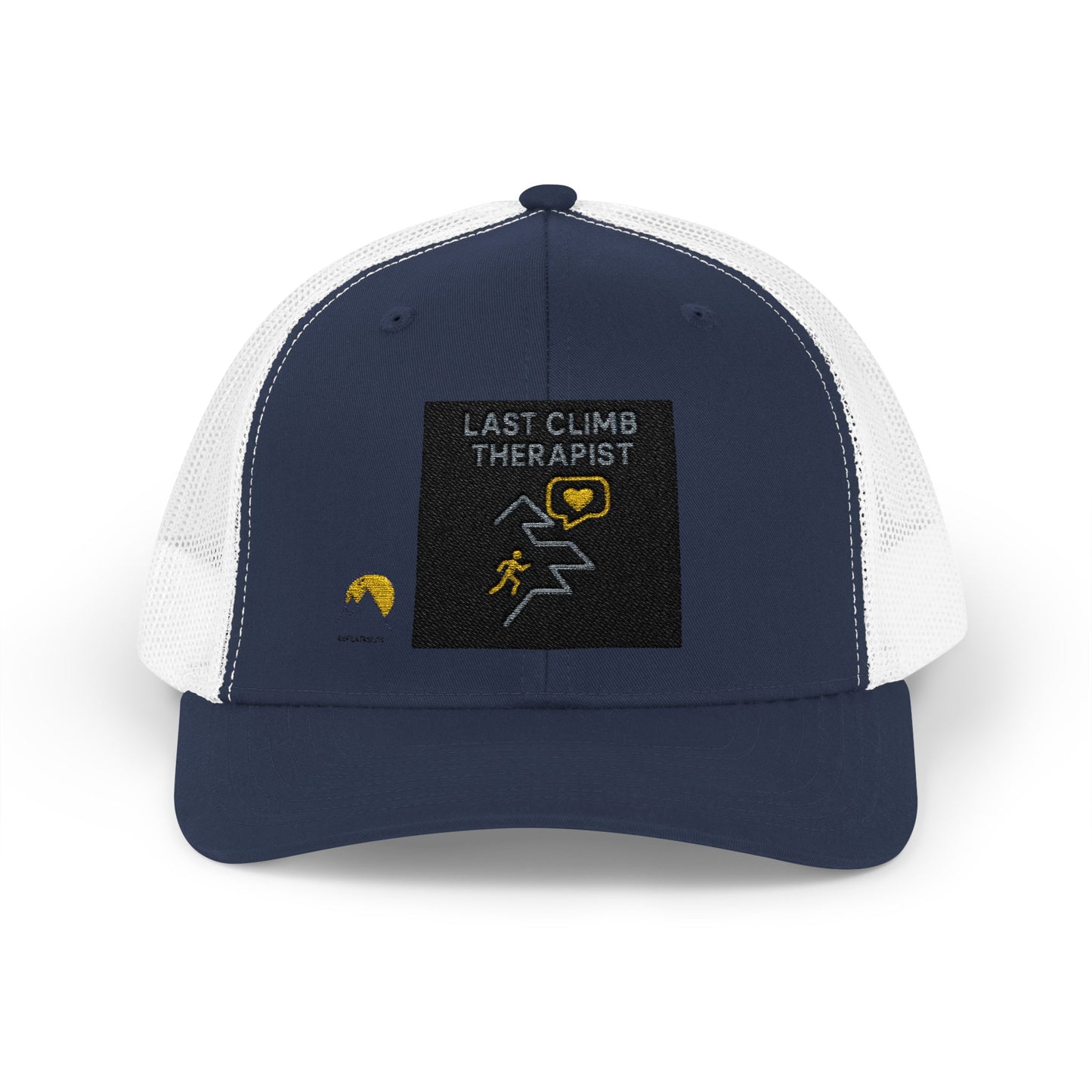 NOFLATMILES “Last Climb Therapist” Trucker