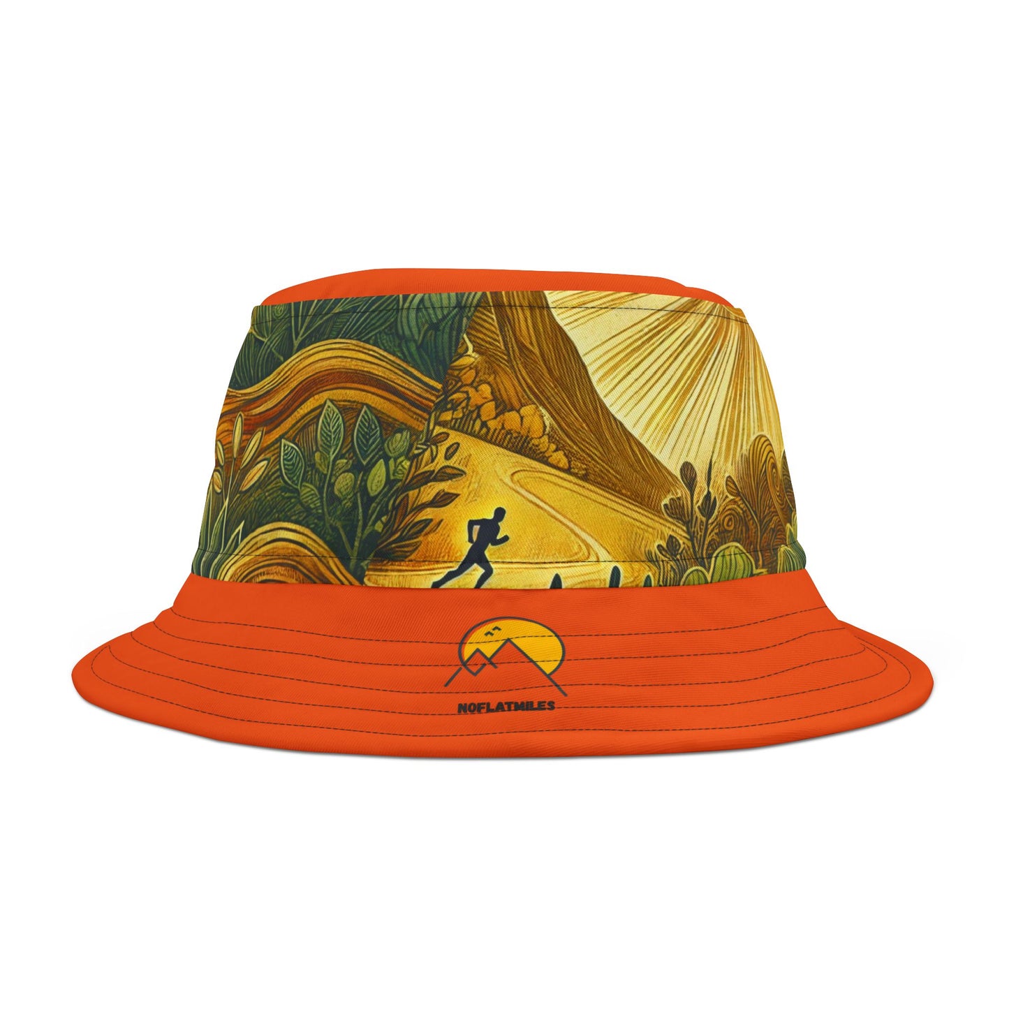 NOFLATMILES Sunburst Flow Bucket Hat (AOP)